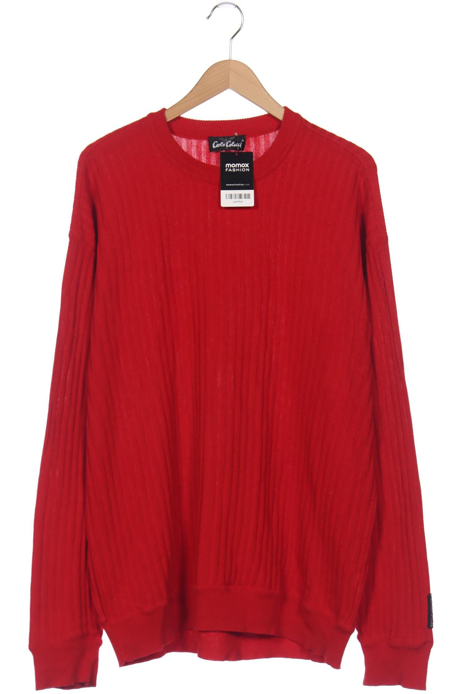 

Carlo Colucci Herren Pullover, rot, Gr. 56