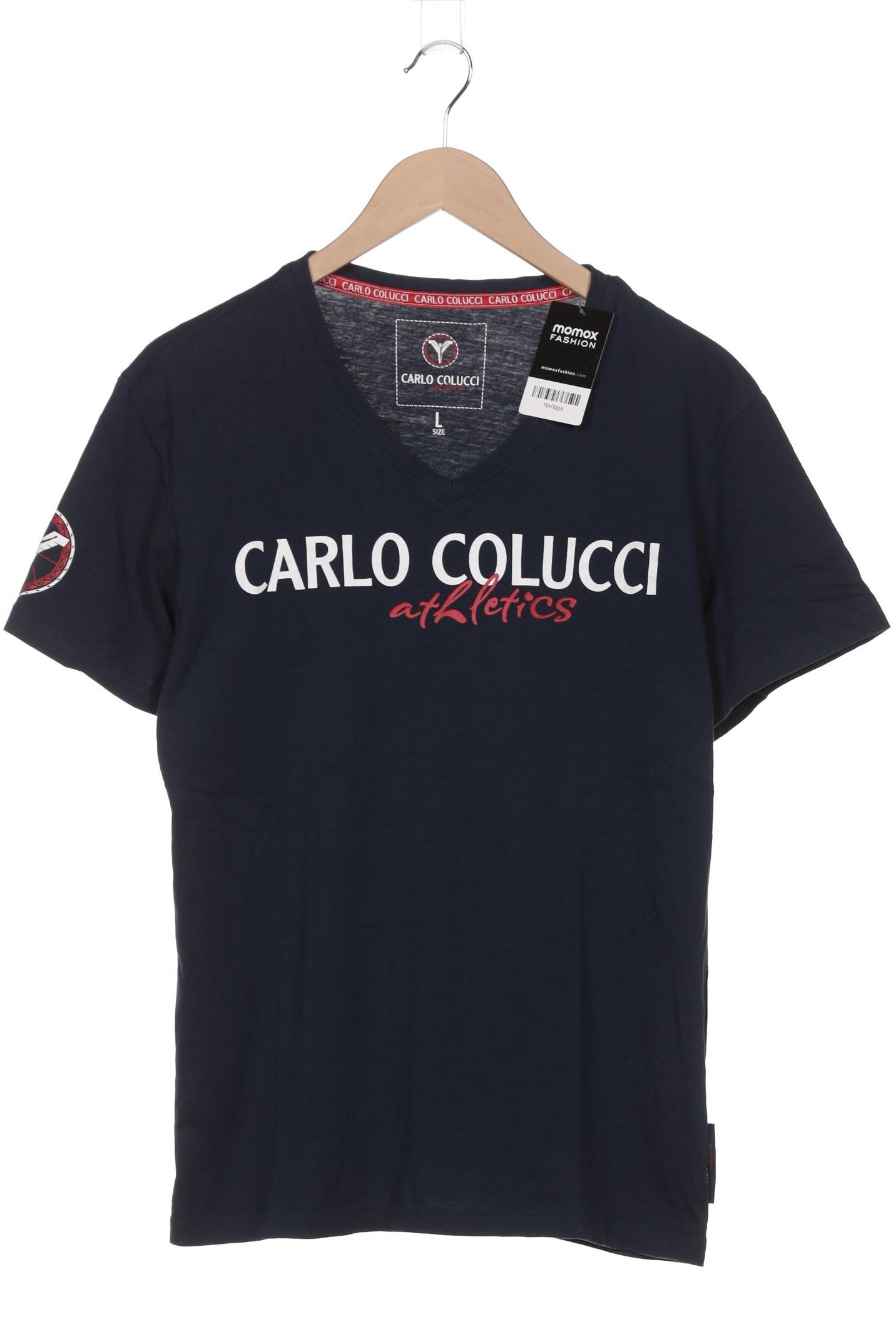 

Carlo Colucci Herren T-Shirt, marineblau, Gr. 52
