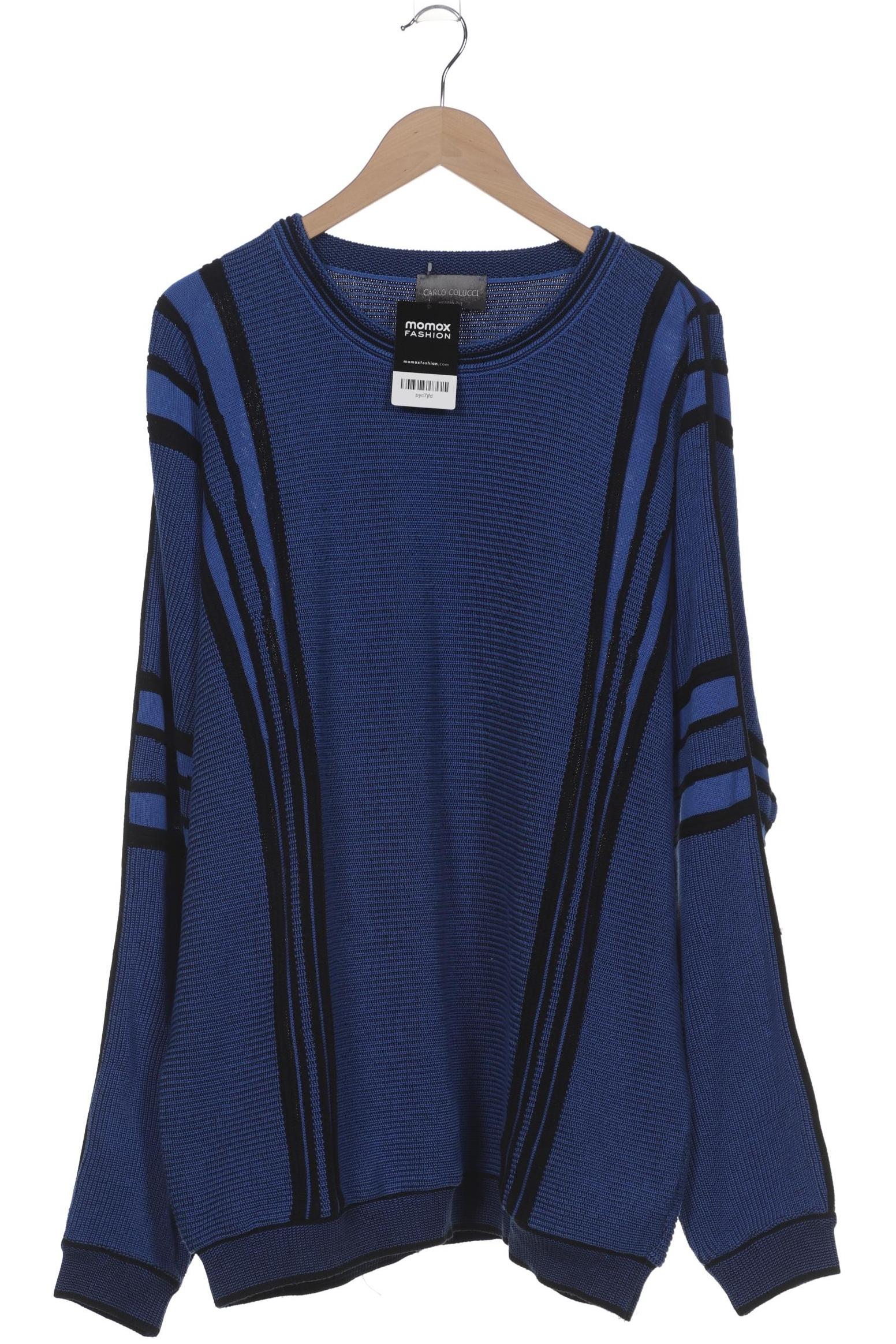

Carlo Colucci Herren Pullover, blau, Gr. 60