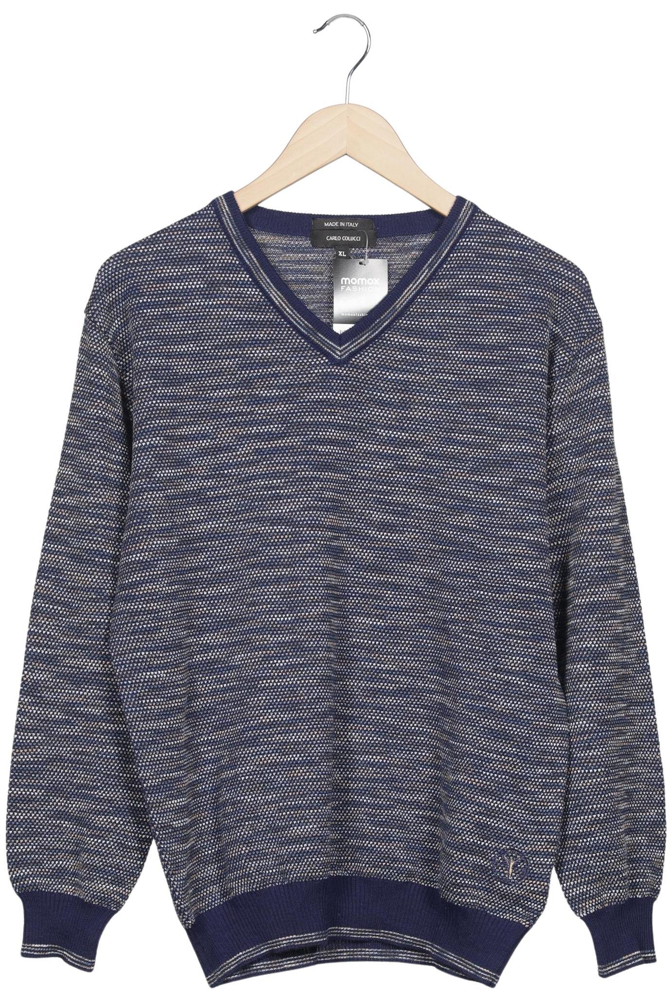 Thumbnail - Carlo Colucci Herren Pullover, marineblau, Gr. 54
