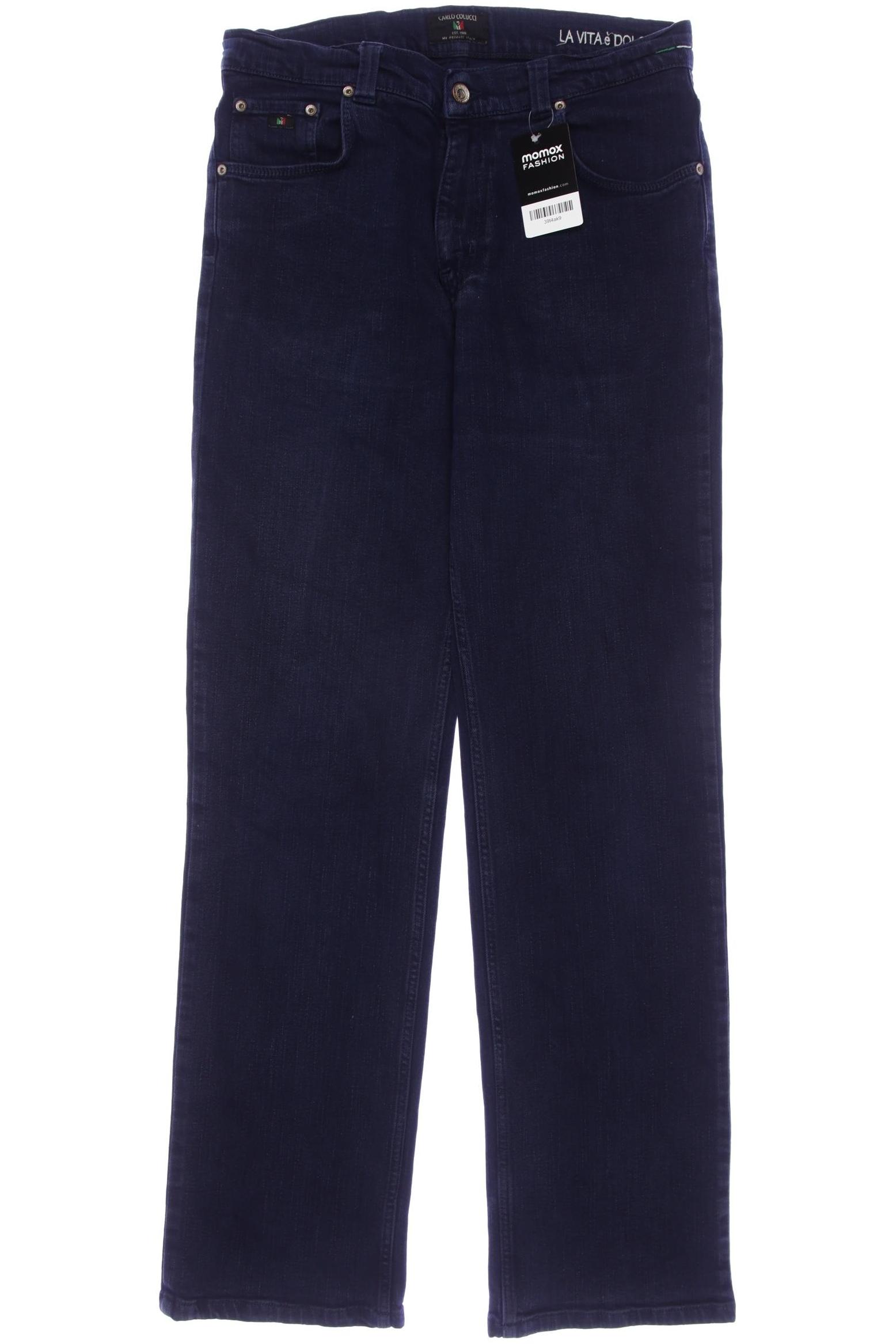 

Carlo Colucci Herren Jeans, marineblau, Gr. 33