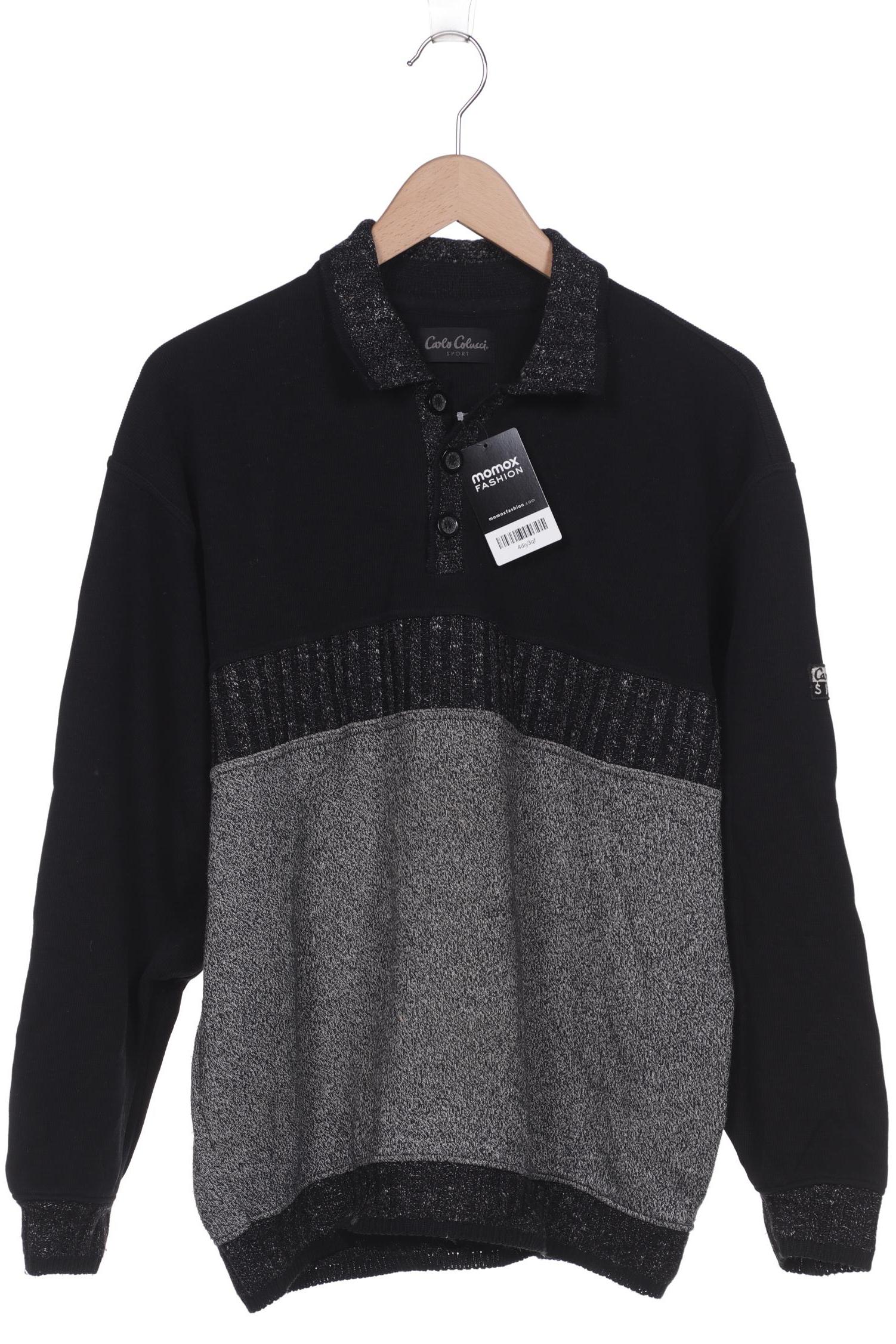 

Carlo Colucci Herren Pullover, schwarz