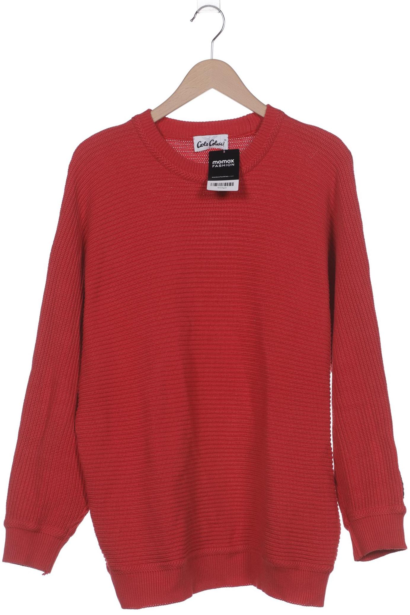 

Carlo Colucci Herren Pullover, rot, Gr. 52