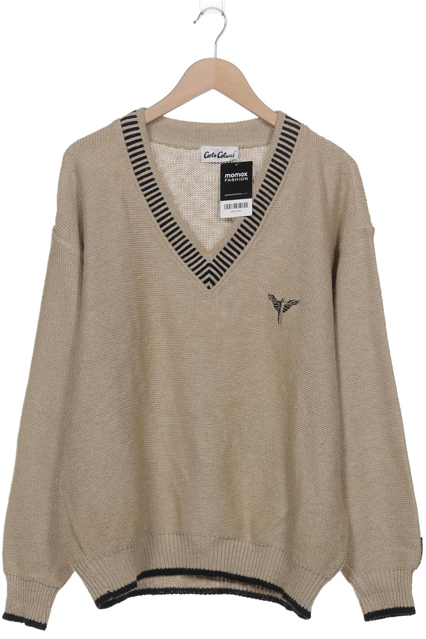 

Carlo Colucci Herren Pullover, beige, Gr. 52