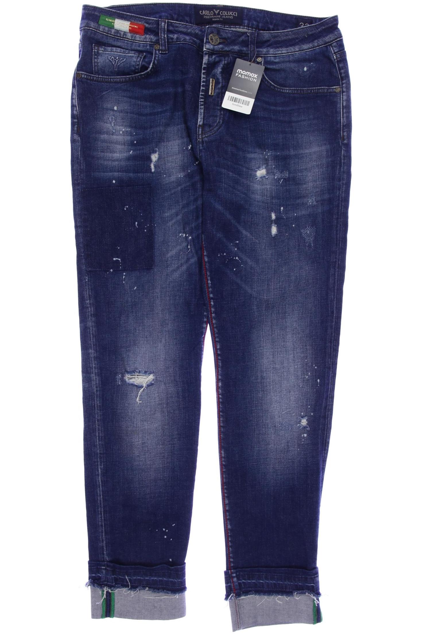 

Carlo Colucci Herren Jeans, blau, Gr. 33