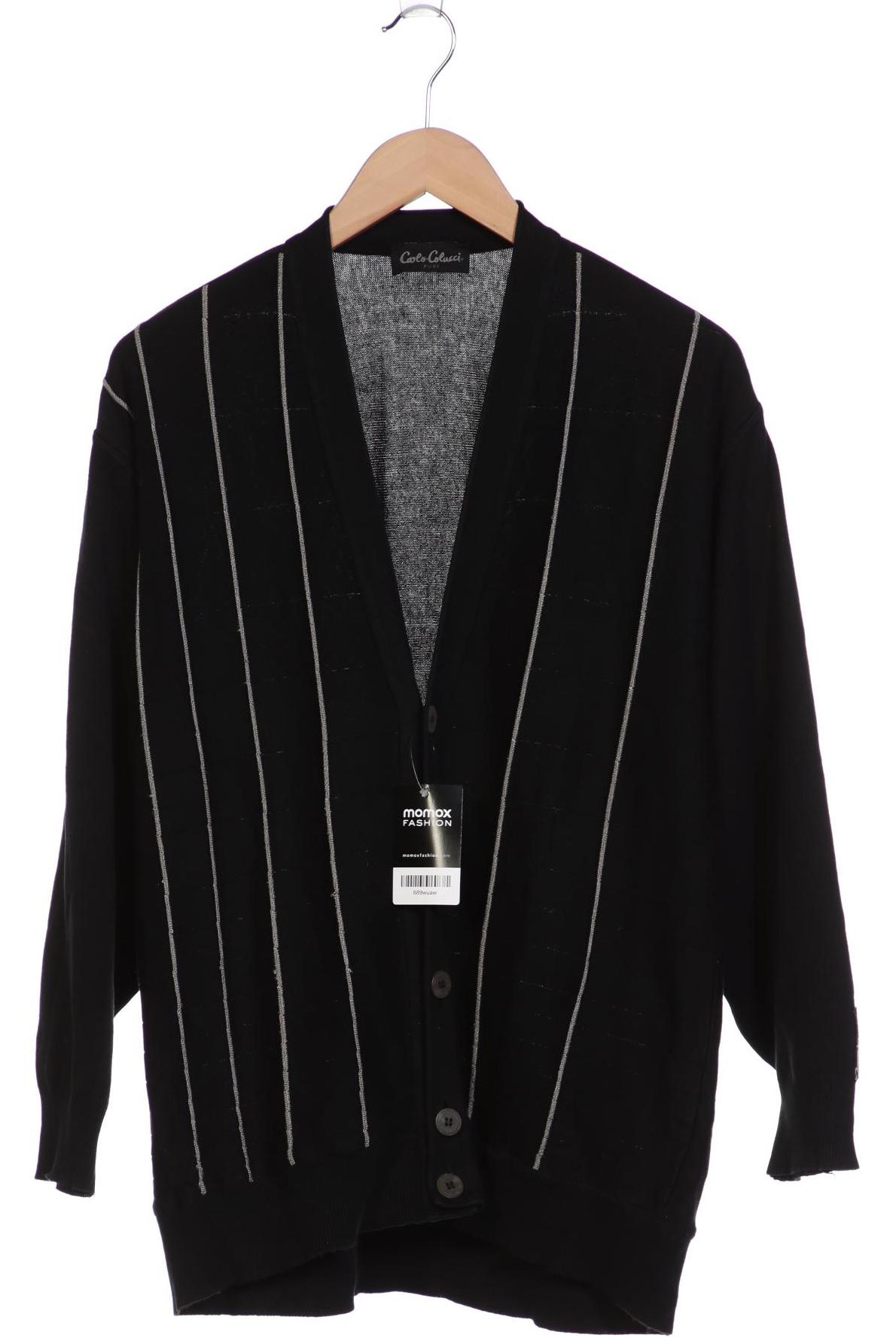 

Carlo Colucci Herren Strickjacke, schwarz, Gr. 50
