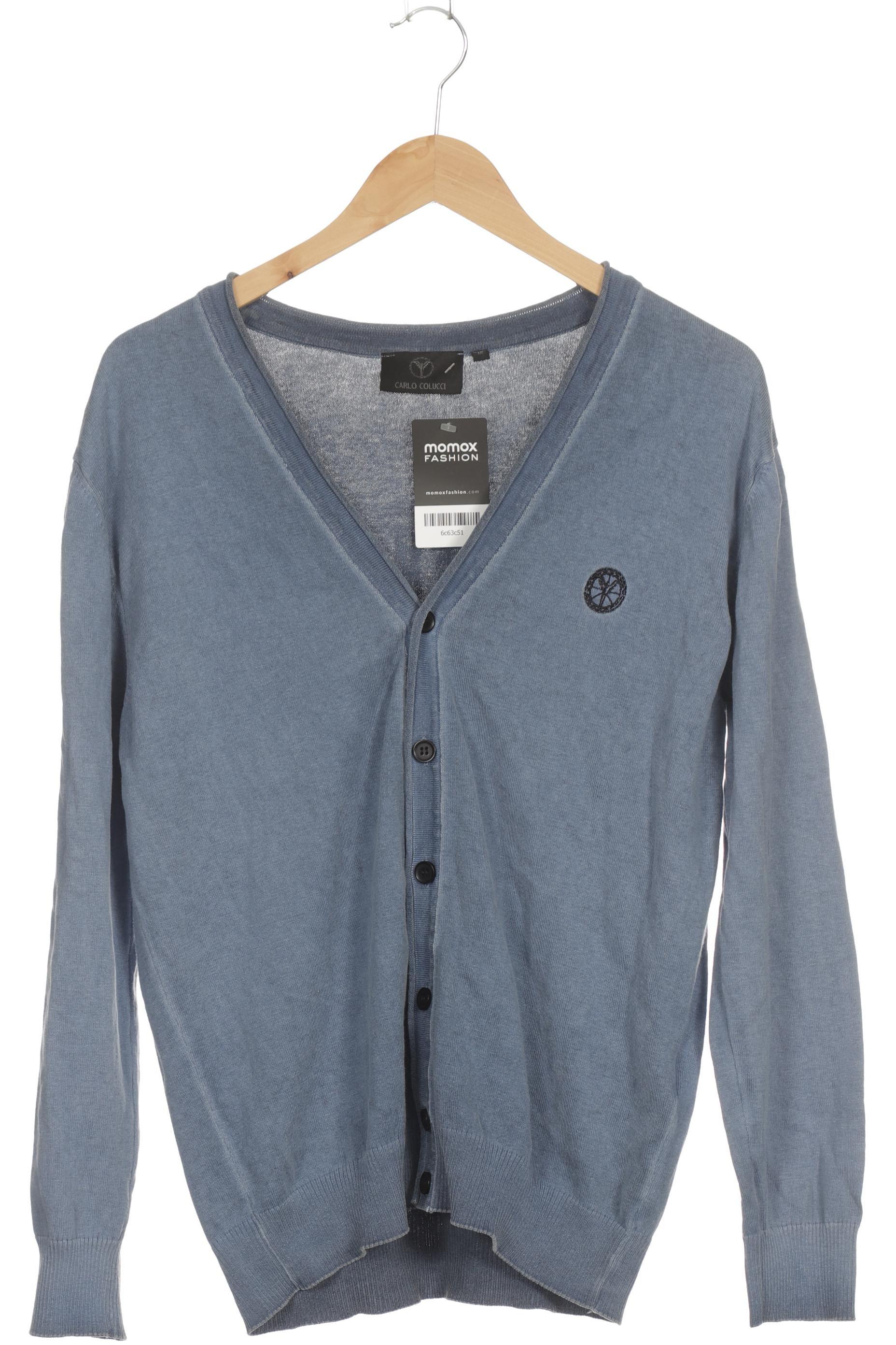

Carlo Colucci Herren Strickjacke, blau, Gr.