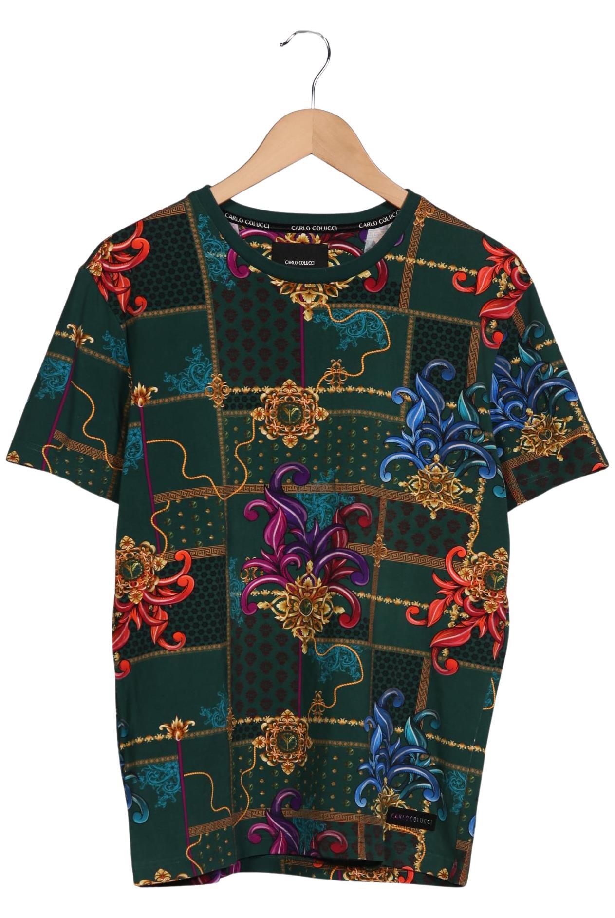 

Carlo Colucci Herren T-Shirt, grün, Gr. 48