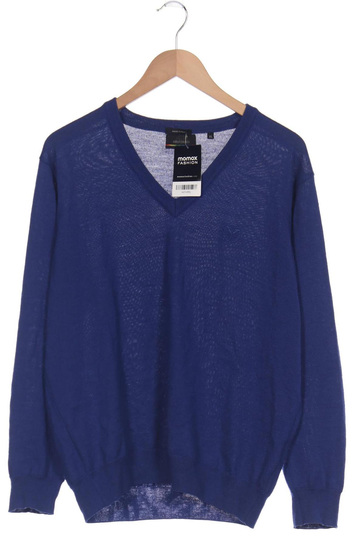 

Carlo Colucci Herren Pullover, blau