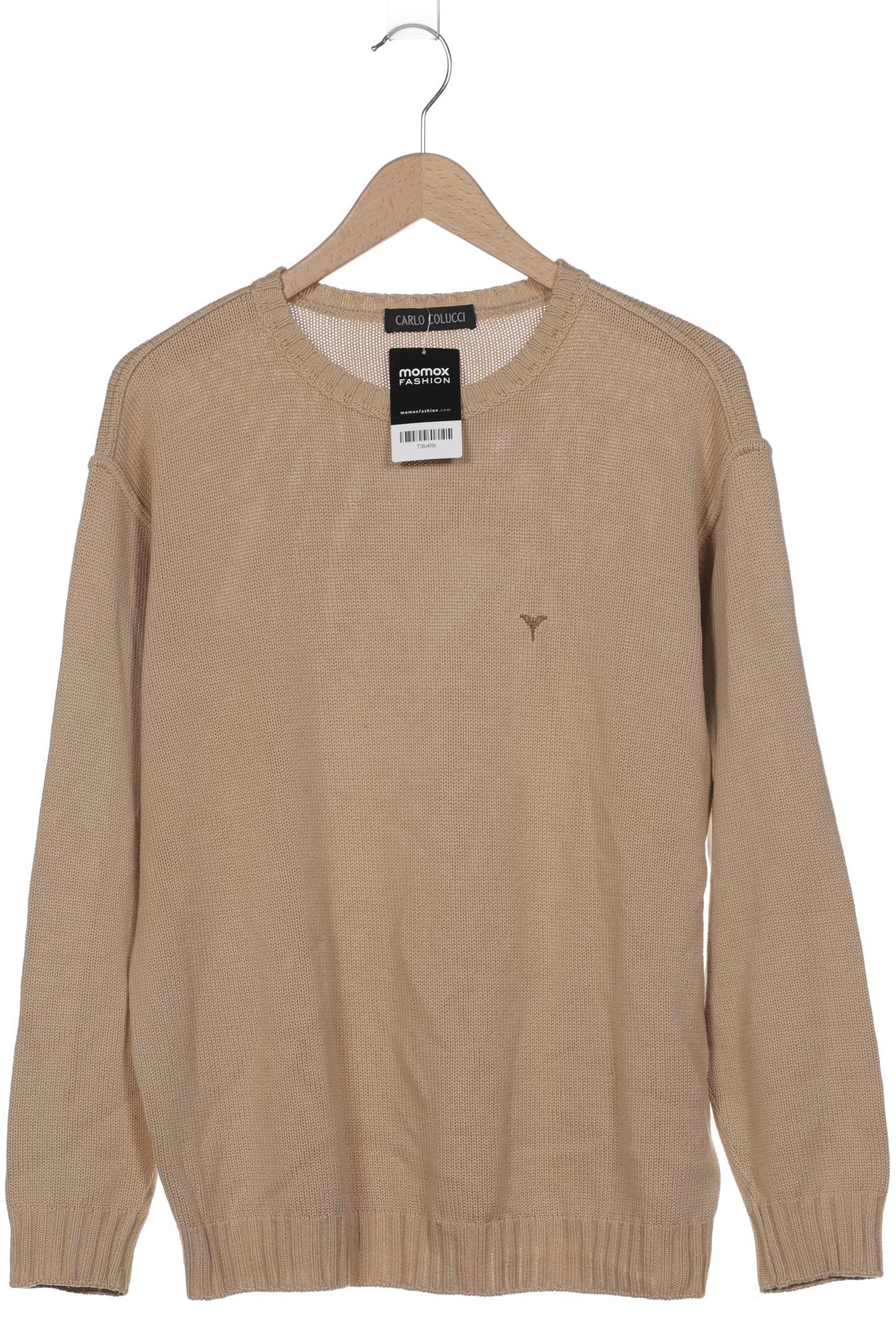 

Carlo Colucci Herren Pullover, beige, Gr. 50