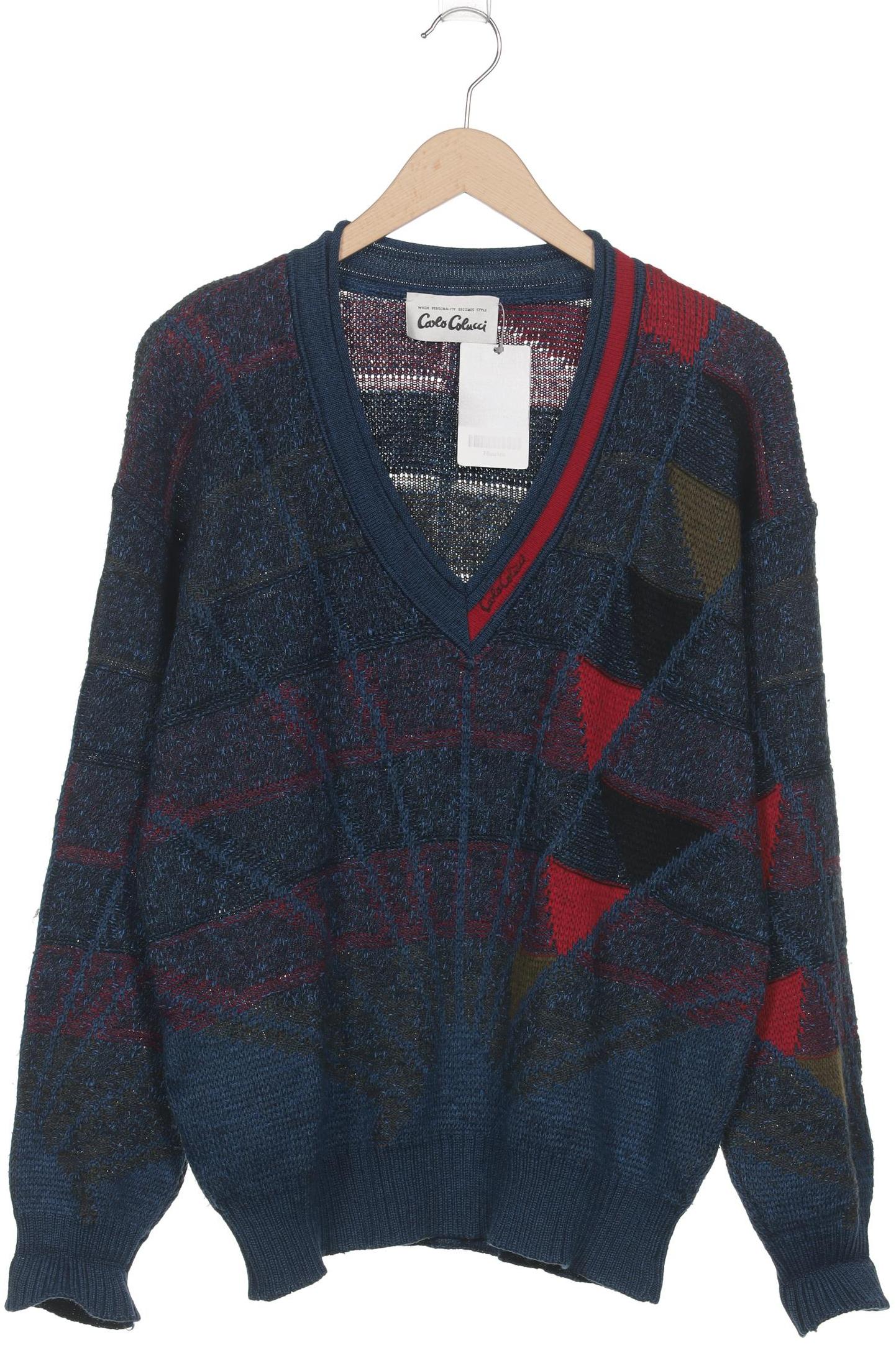 

Carlo Colucci Herren Pullover, marineblau, Gr. 48