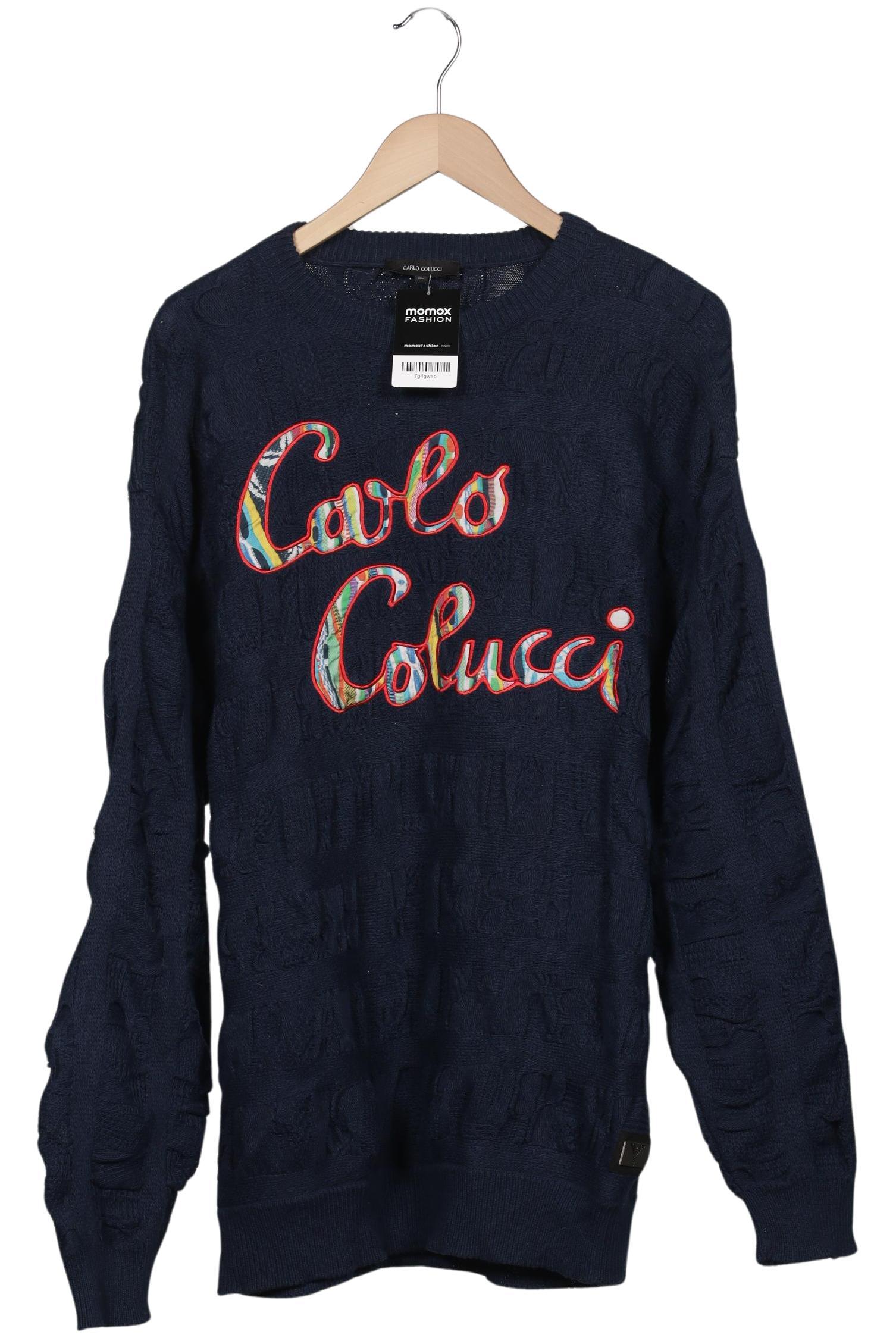 

Carlo Colucci Herren Pullover, marineblau, Gr. 54