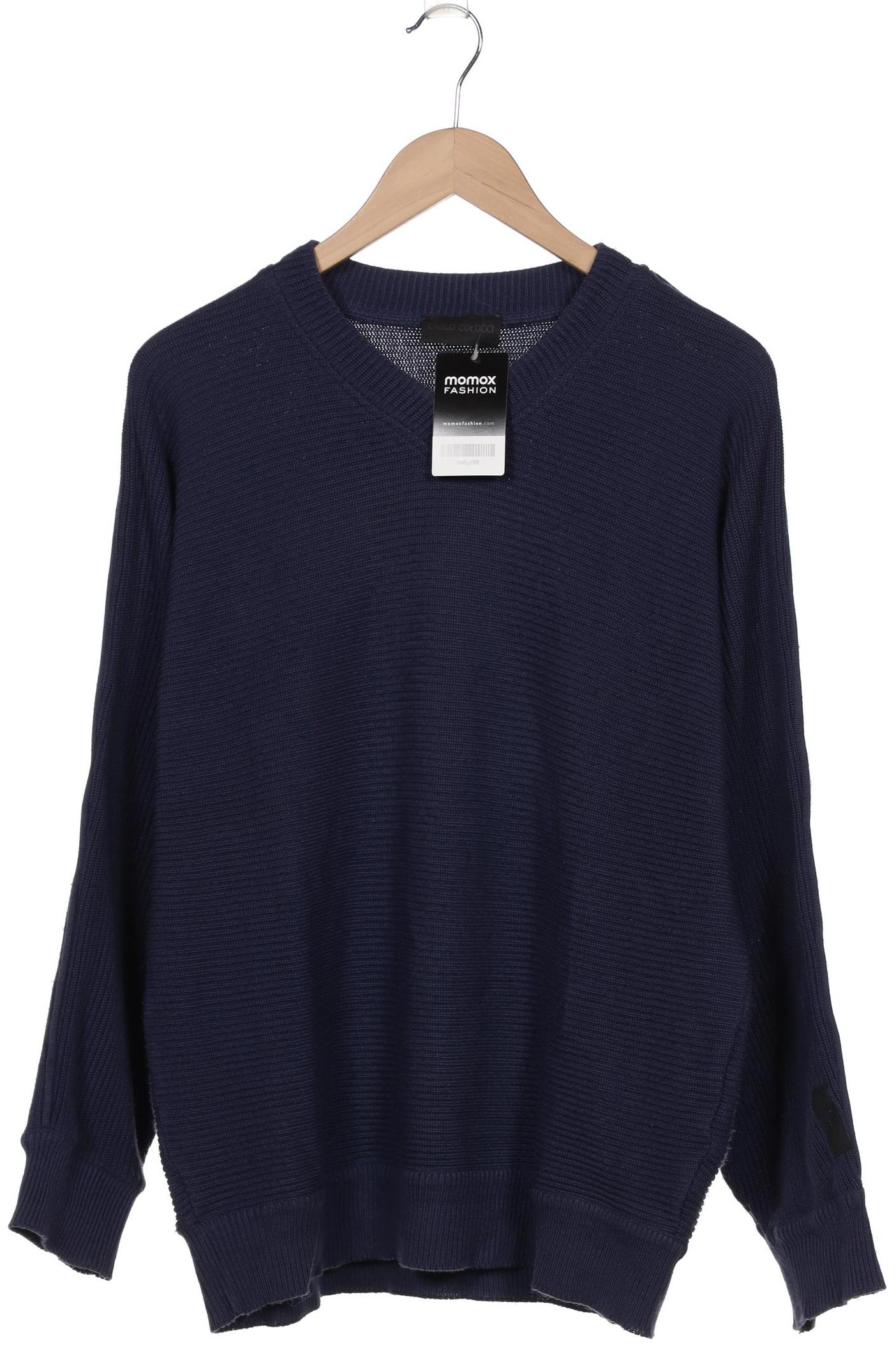 

Carlo Colucci Herren Pullover, blau, Gr. 48