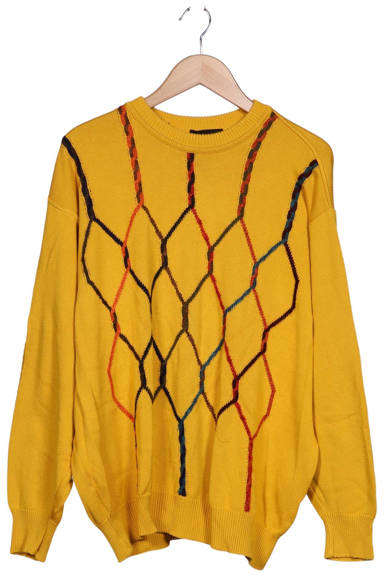 

Carlo Colucci Herren Pullover, gelb, Gr. 56