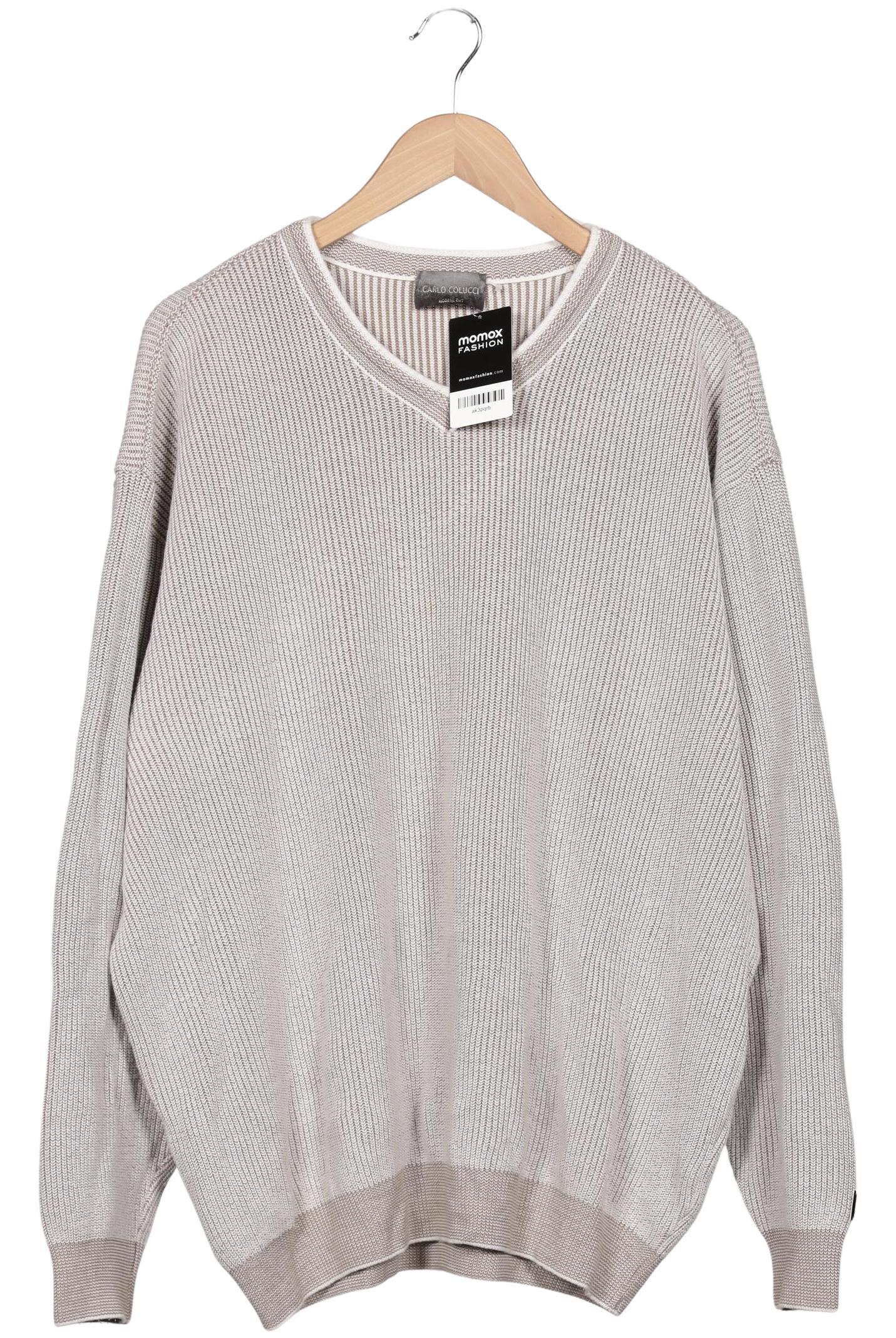 

Carlo Colucci Herren Pullover, beige, Gr. 58
