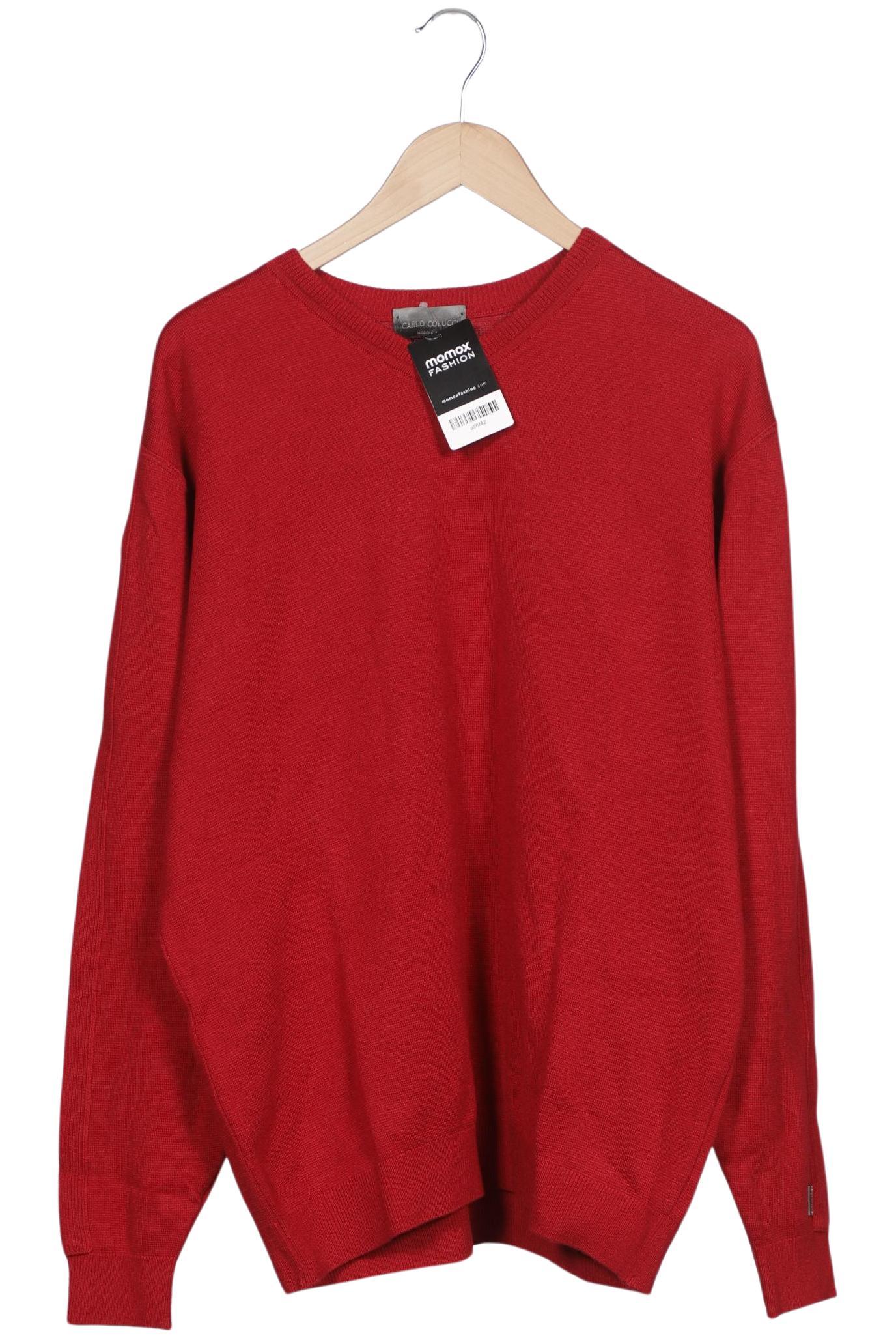 

Carlo Colucci Herren Pullover, rot, Gr. 54