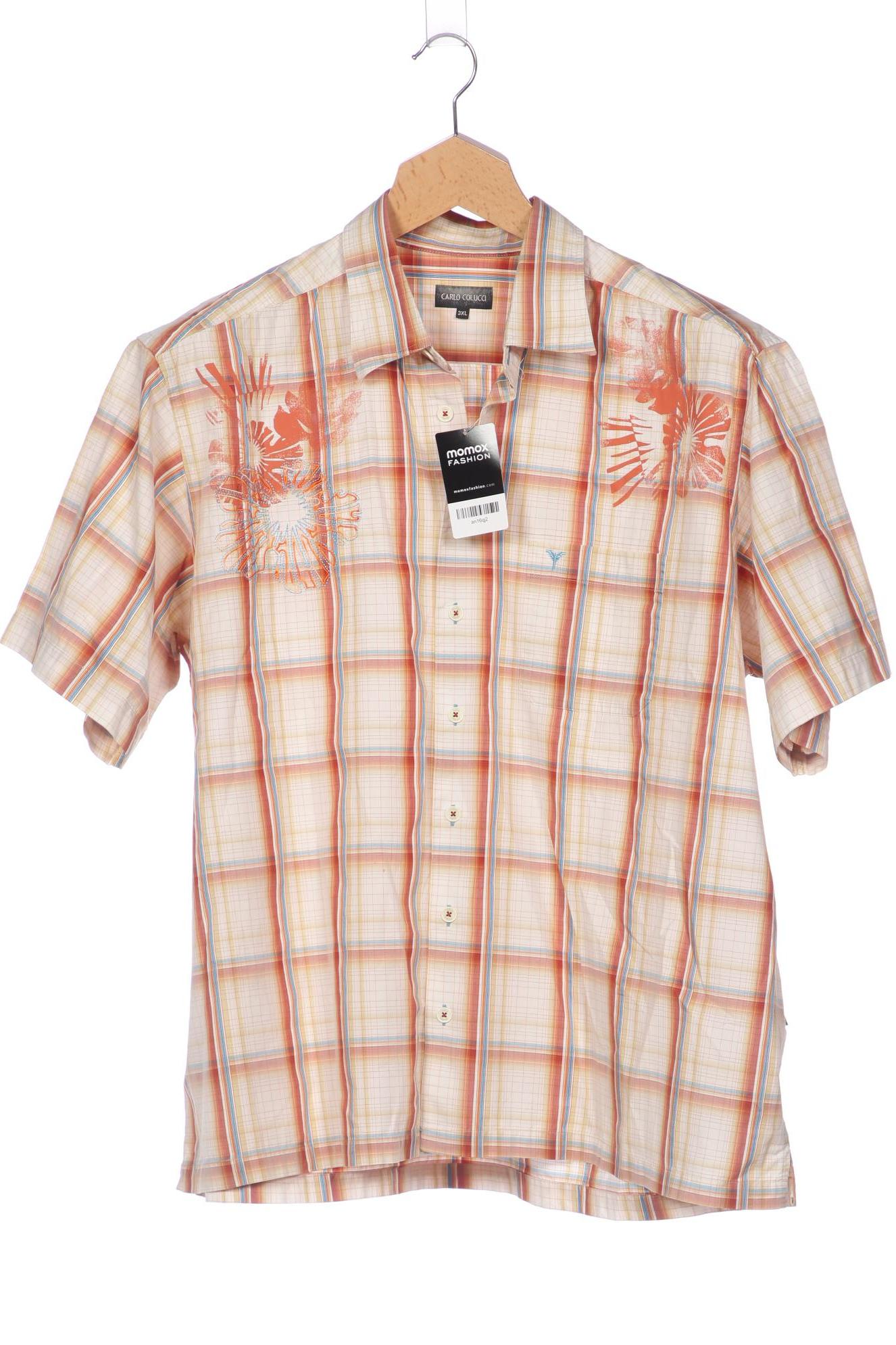 

Carlo Colucci Herren Hemd, beige, Gr. 58