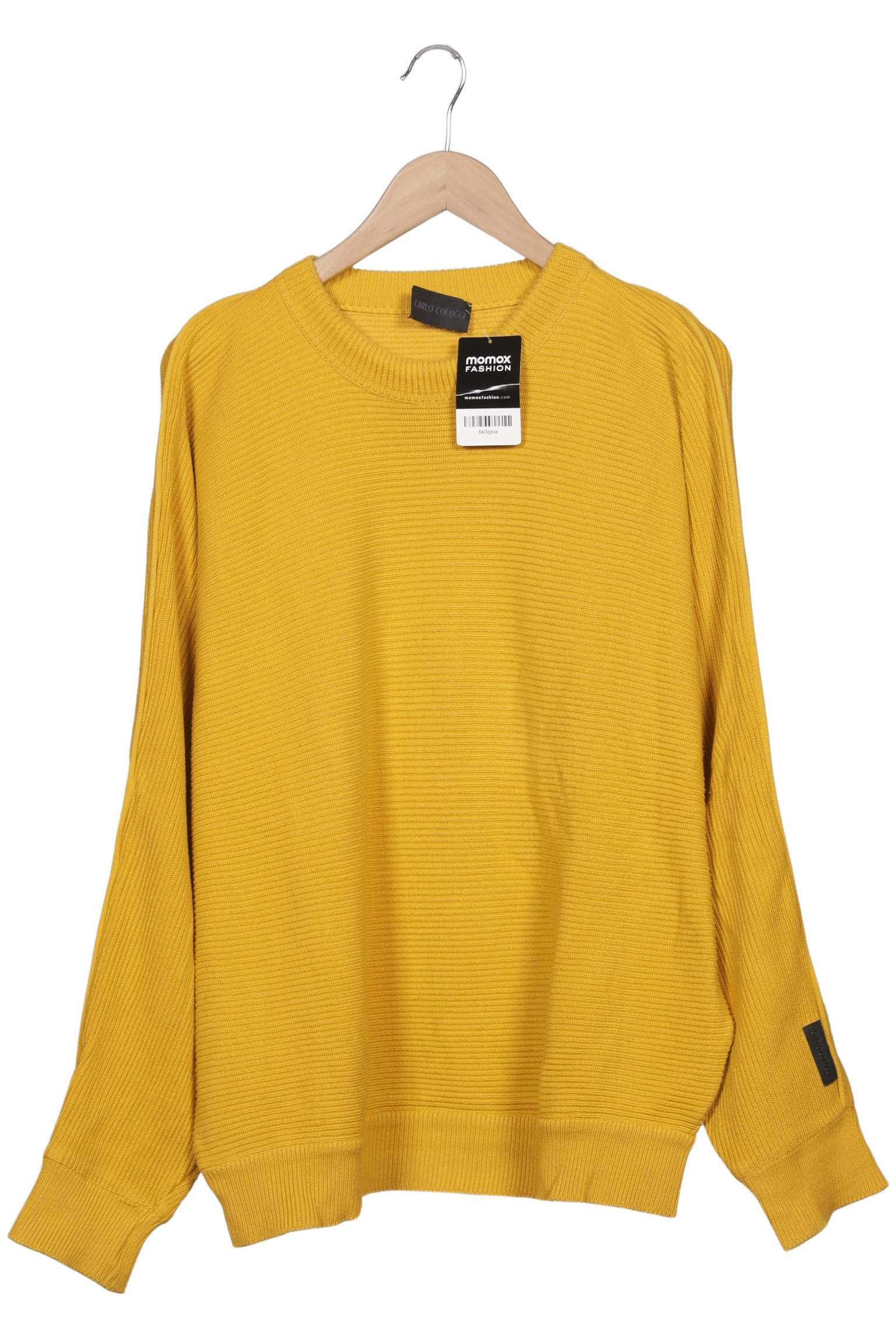 

Carlo Colucci Herren Pullover, gelb, Gr. 56