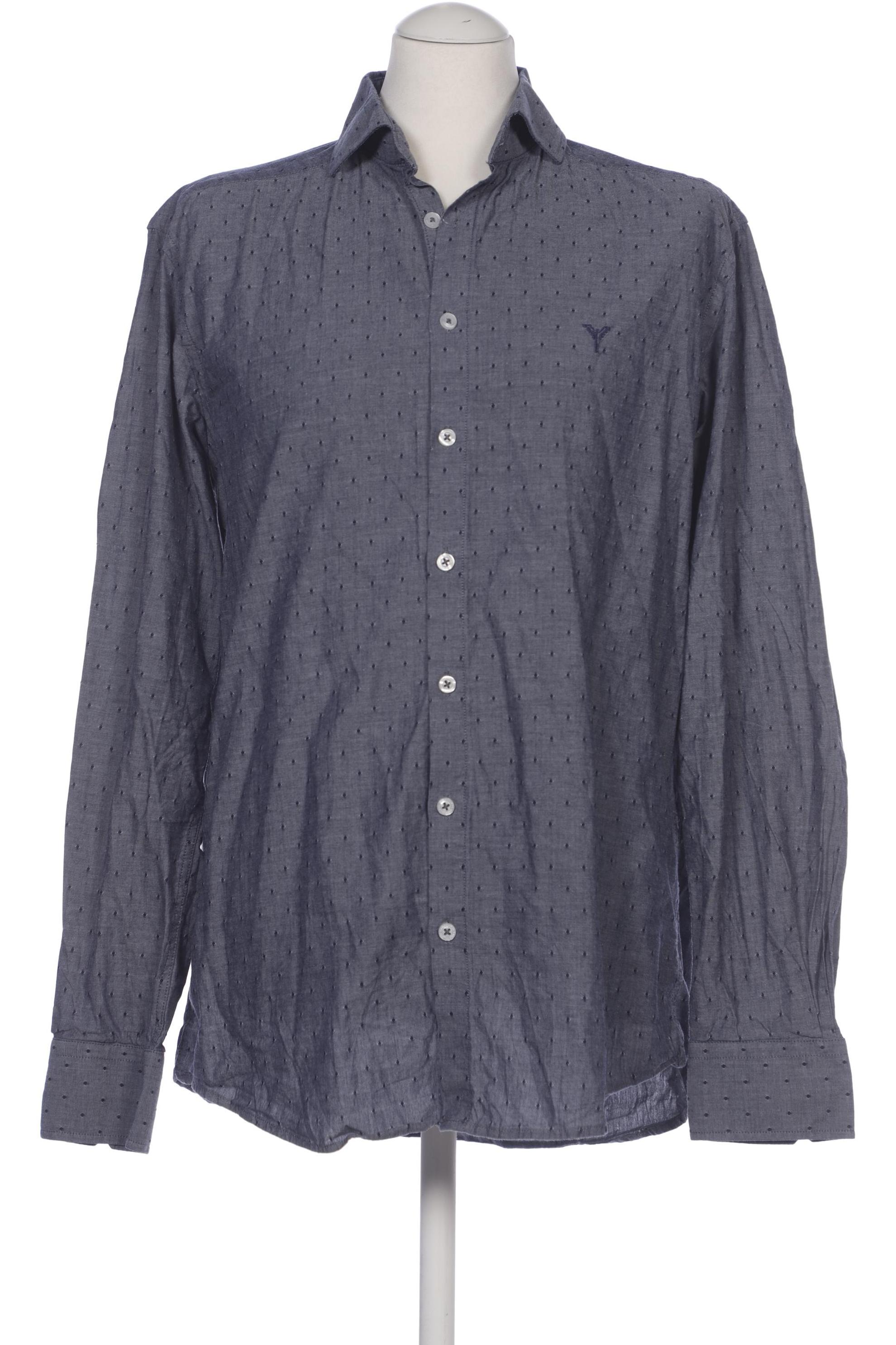 

Carlo Colucci Herren Hemd, marineblau, Gr. 52