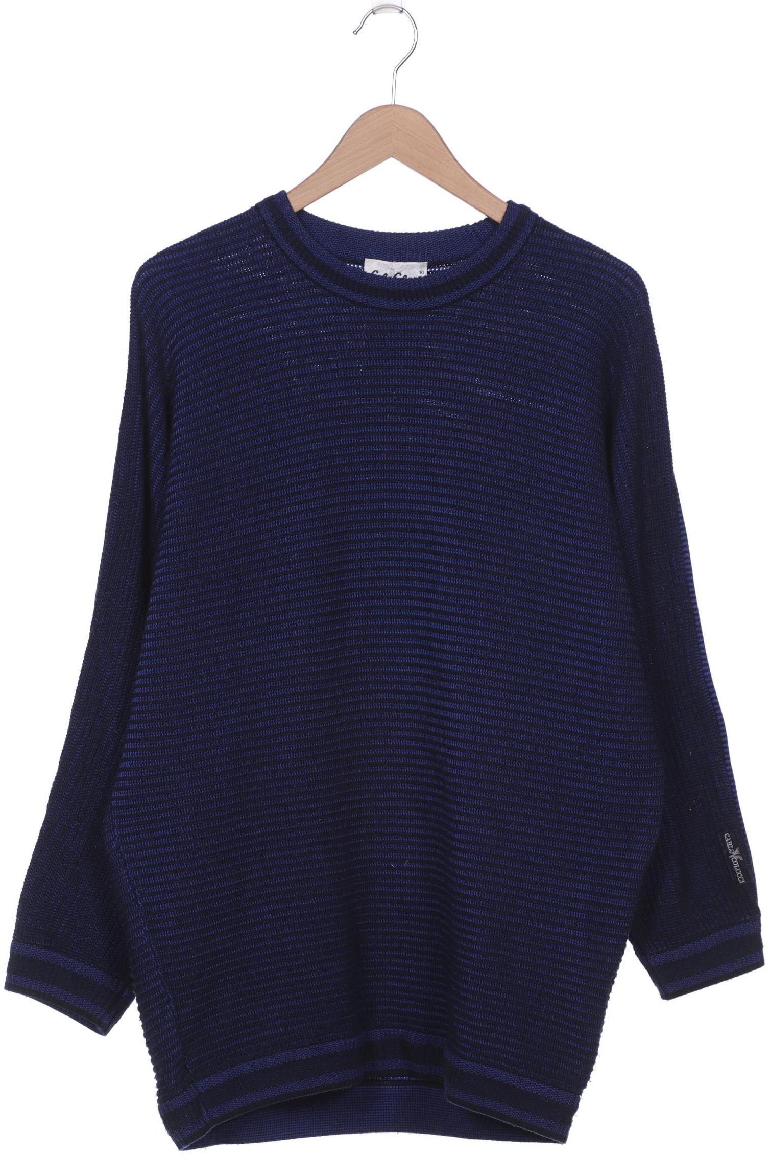 

Carlo Colucci Herren Pullover, marineblau
