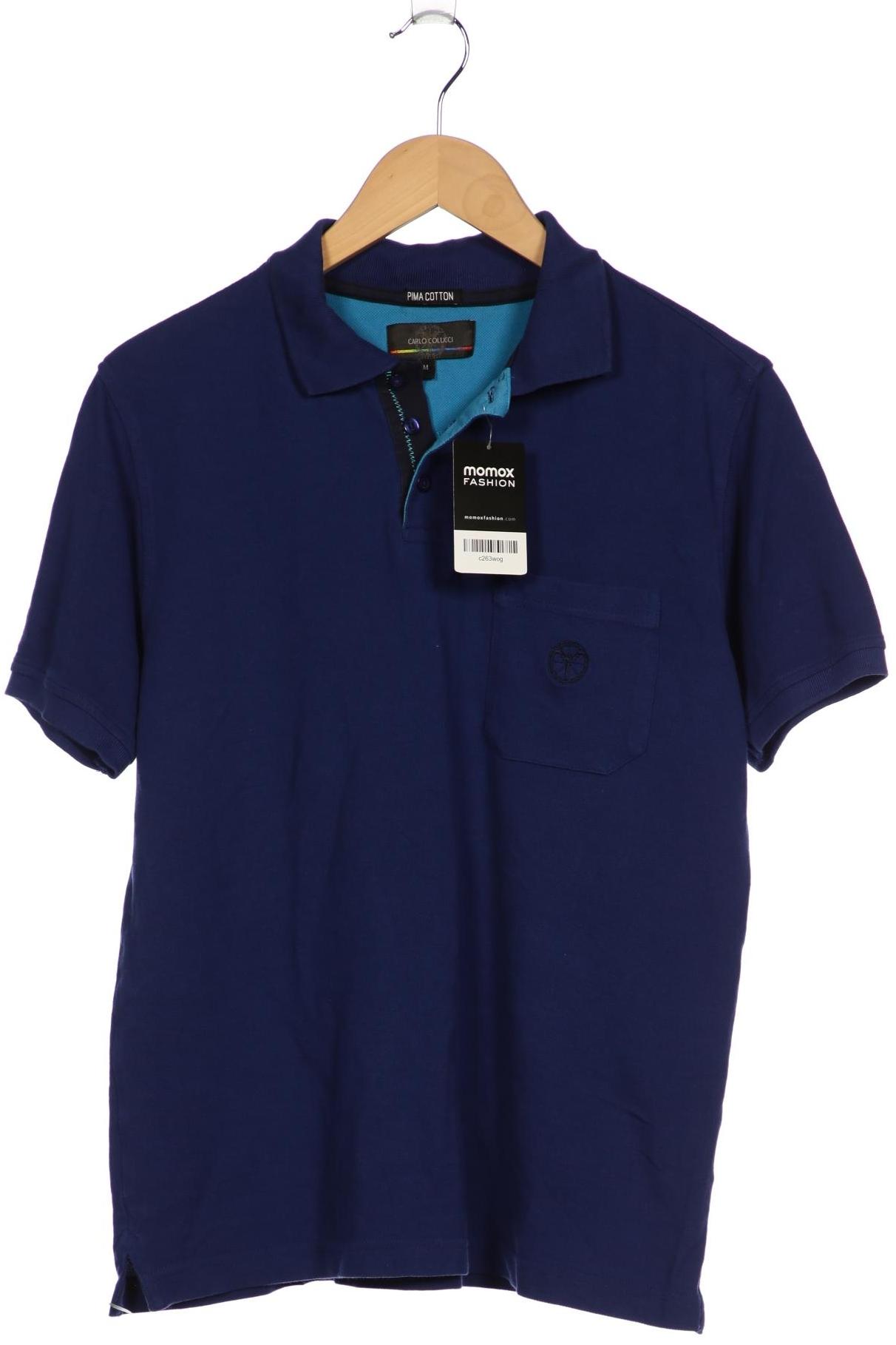 

Carlo Colucci Herren Poloshirt, marineblau, Gr. 48