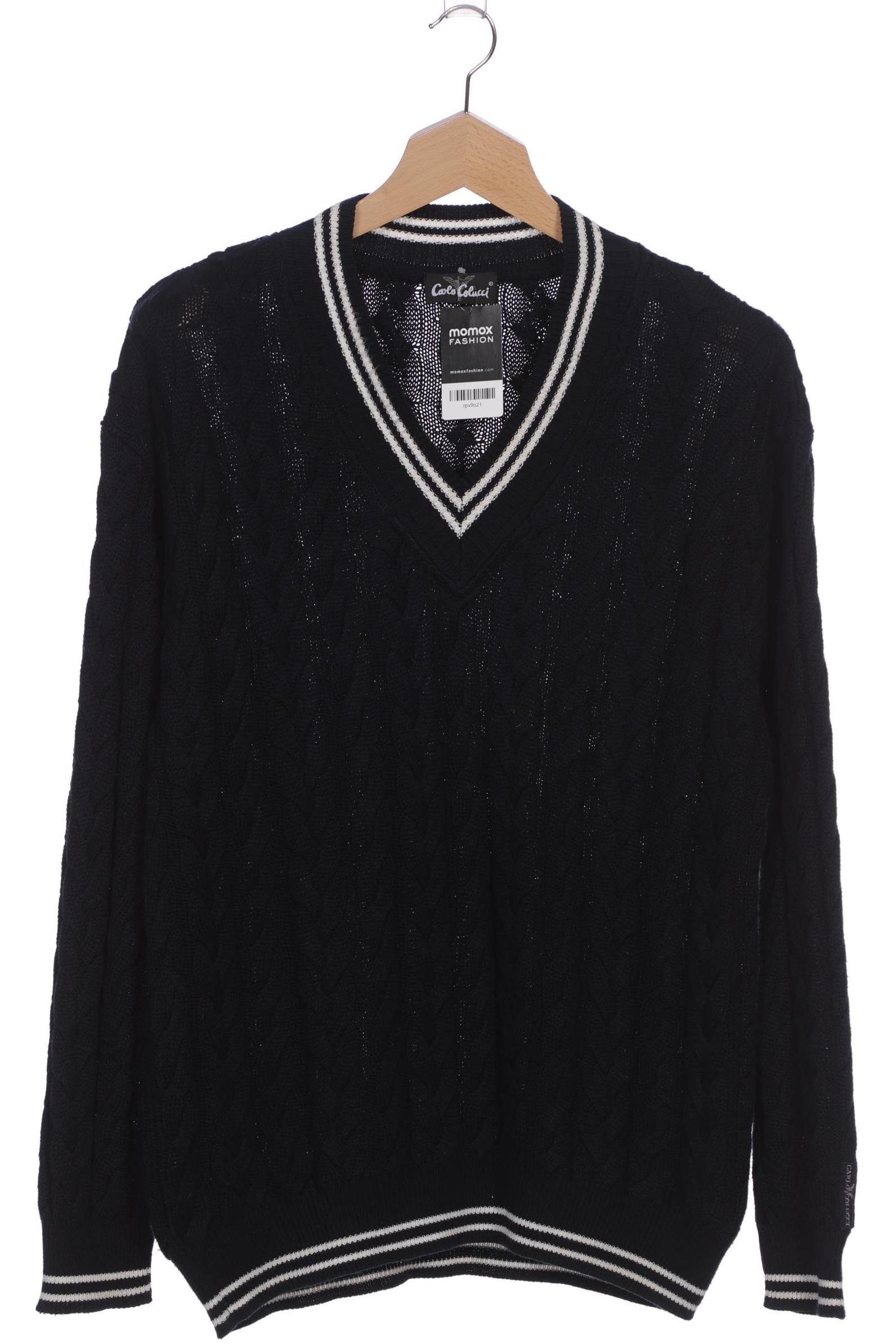 

Carlo Colucci Herren Pullover, marineblau, Gr. 54