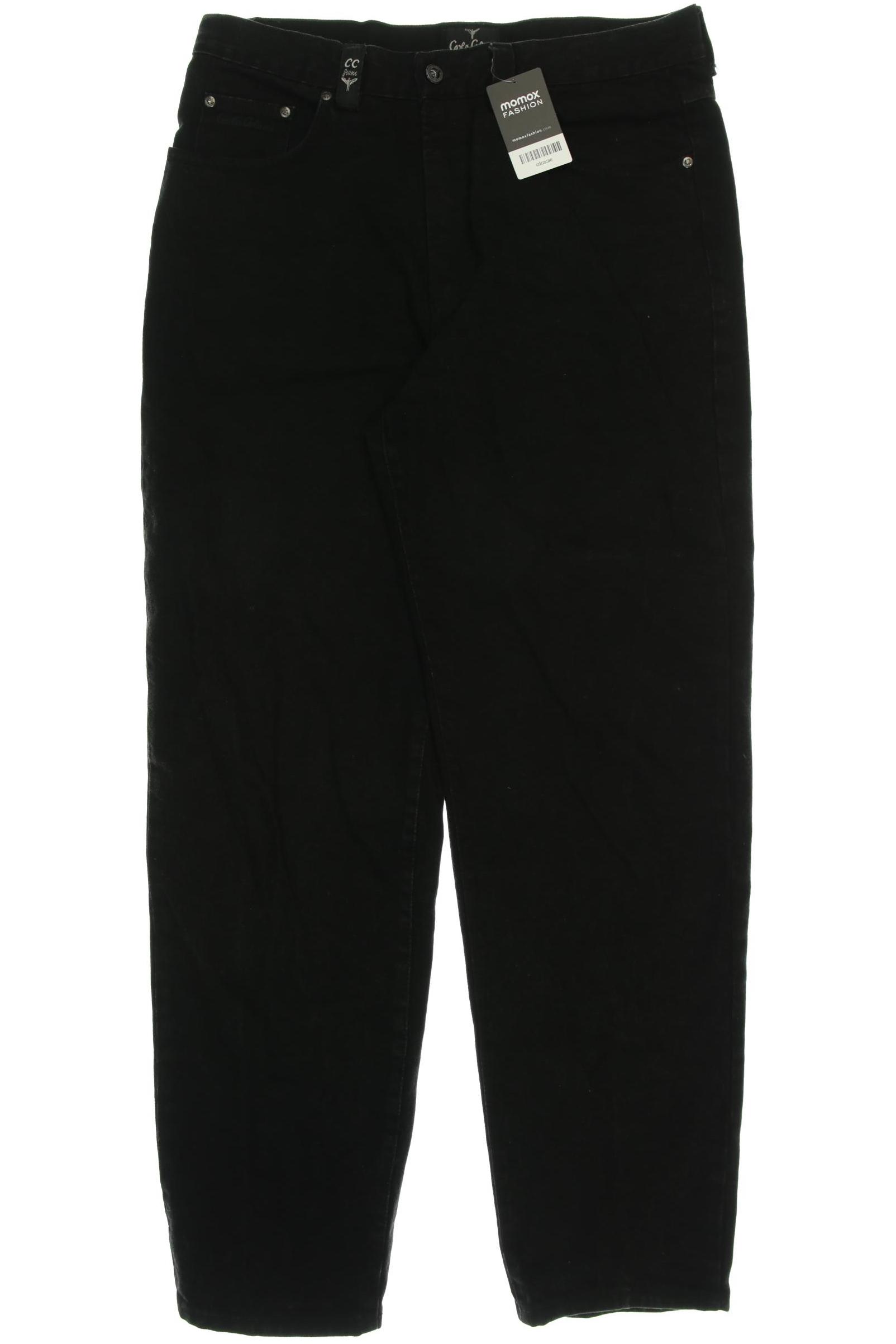 

Carlo Colucci Herren Jeans, schwarz, Gr. 36