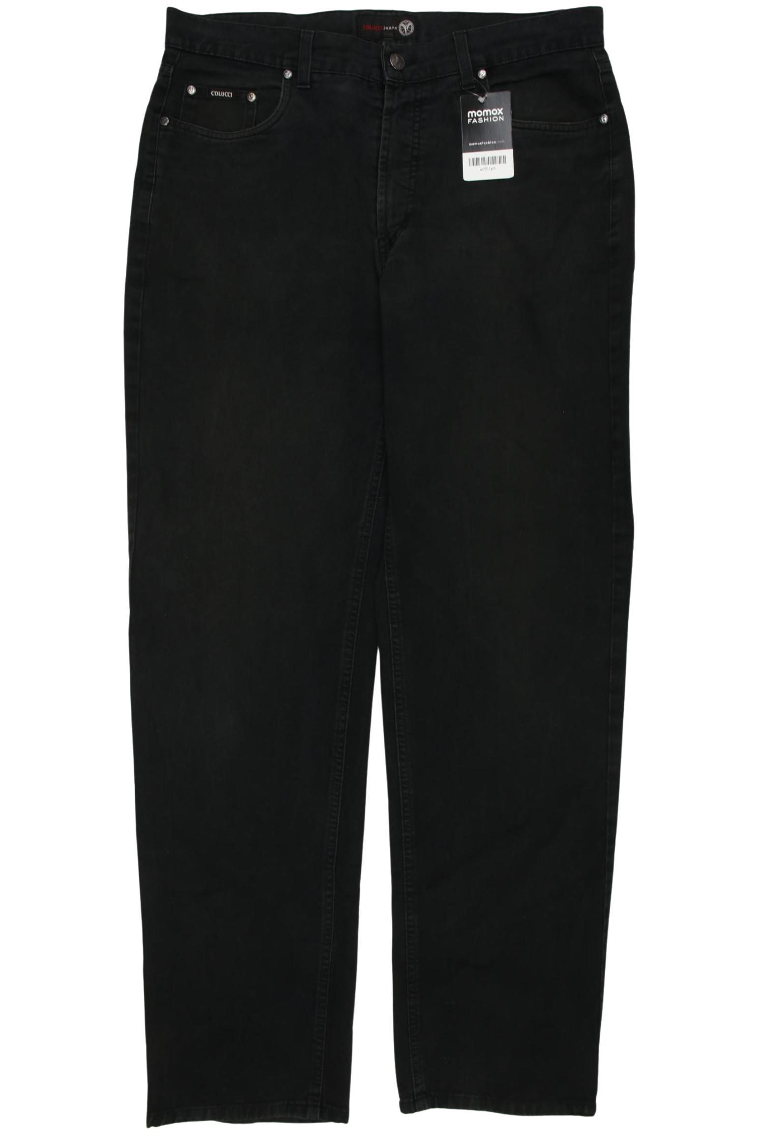 

Carlo Colucci Herren Jeans, schwarz, Gr. 34