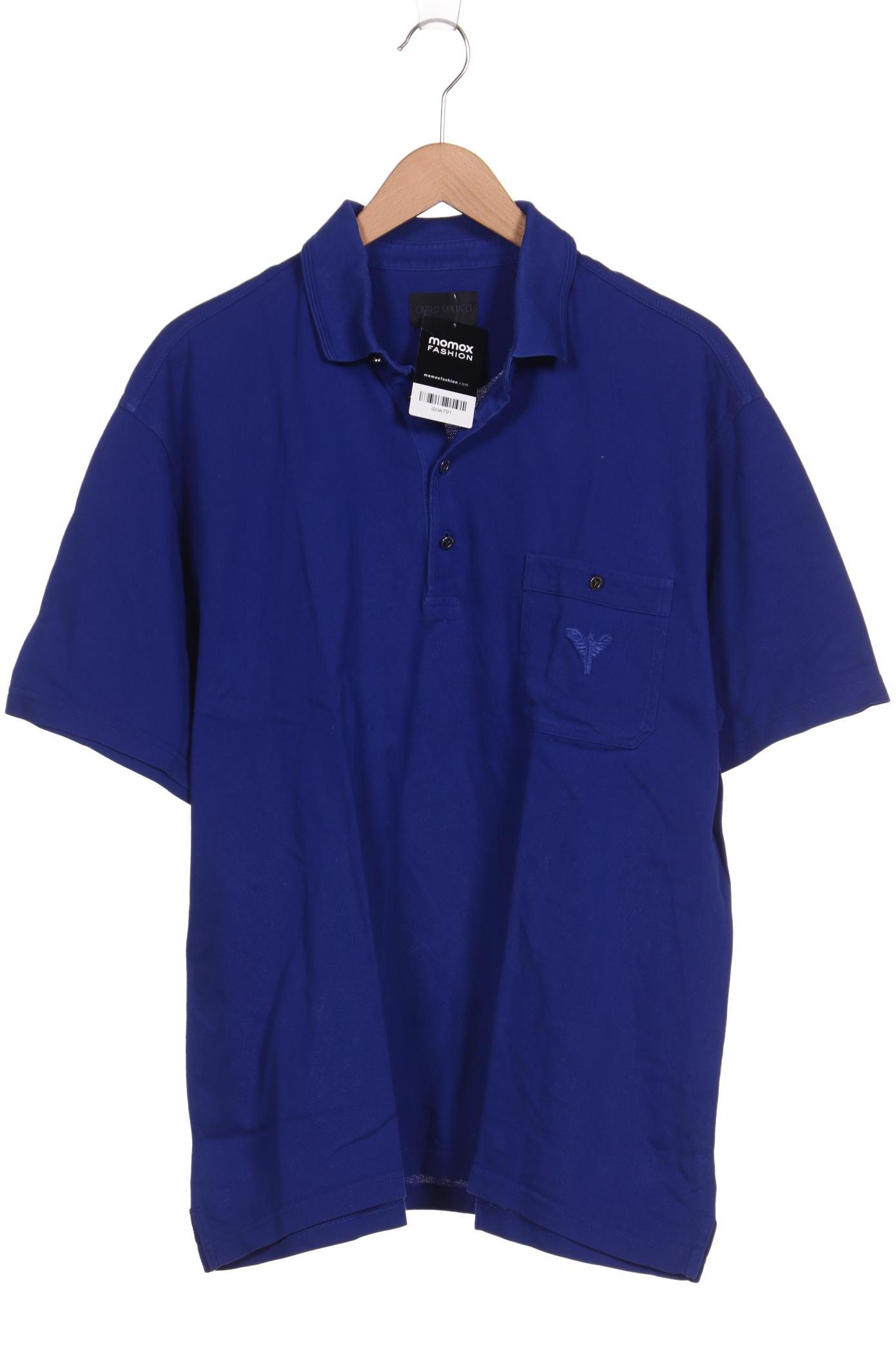 

Carlo Colucci Herren Poloshirt, marineblau