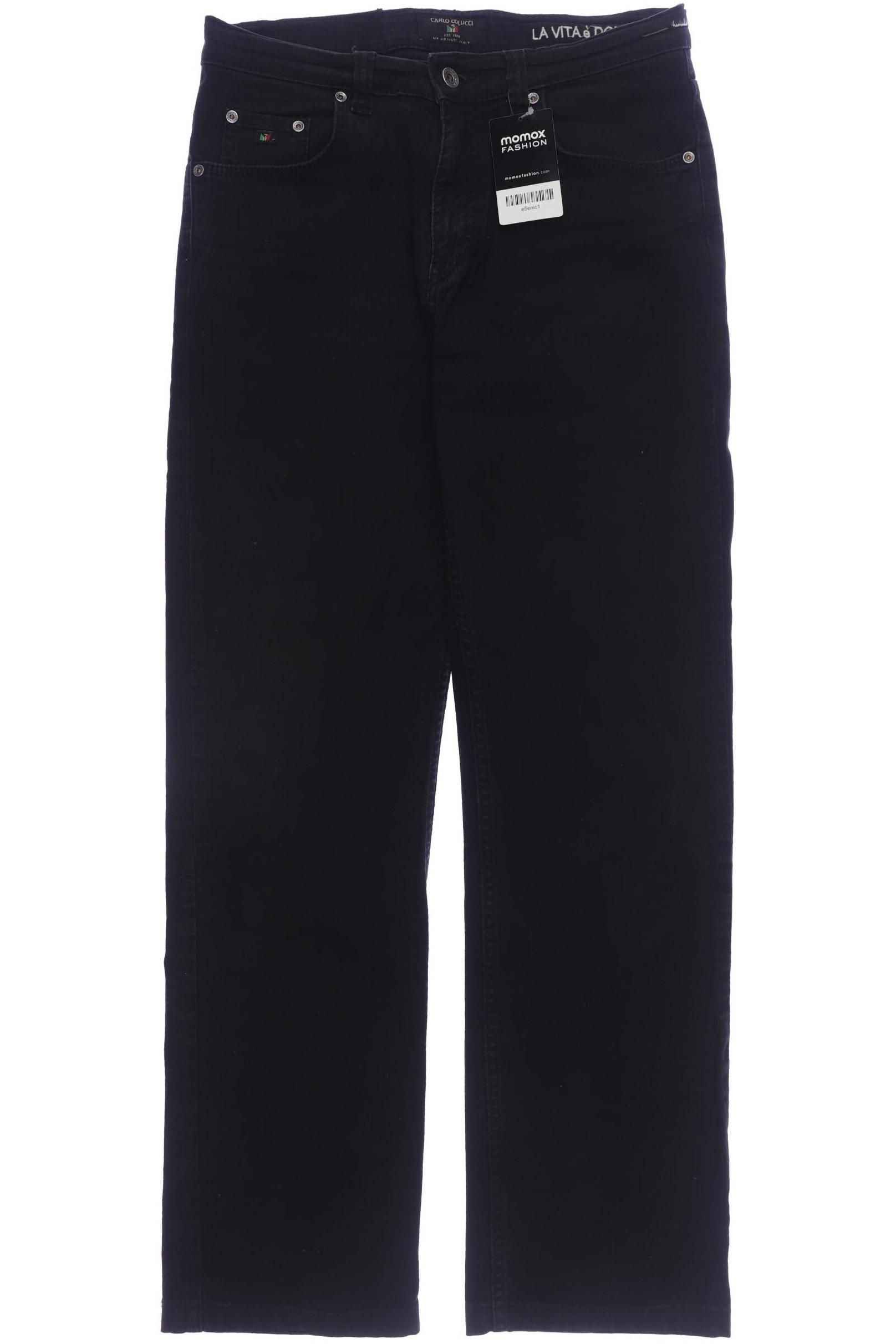 

Carlo Colucci Herren Jeans, schwarz, Gr. 31