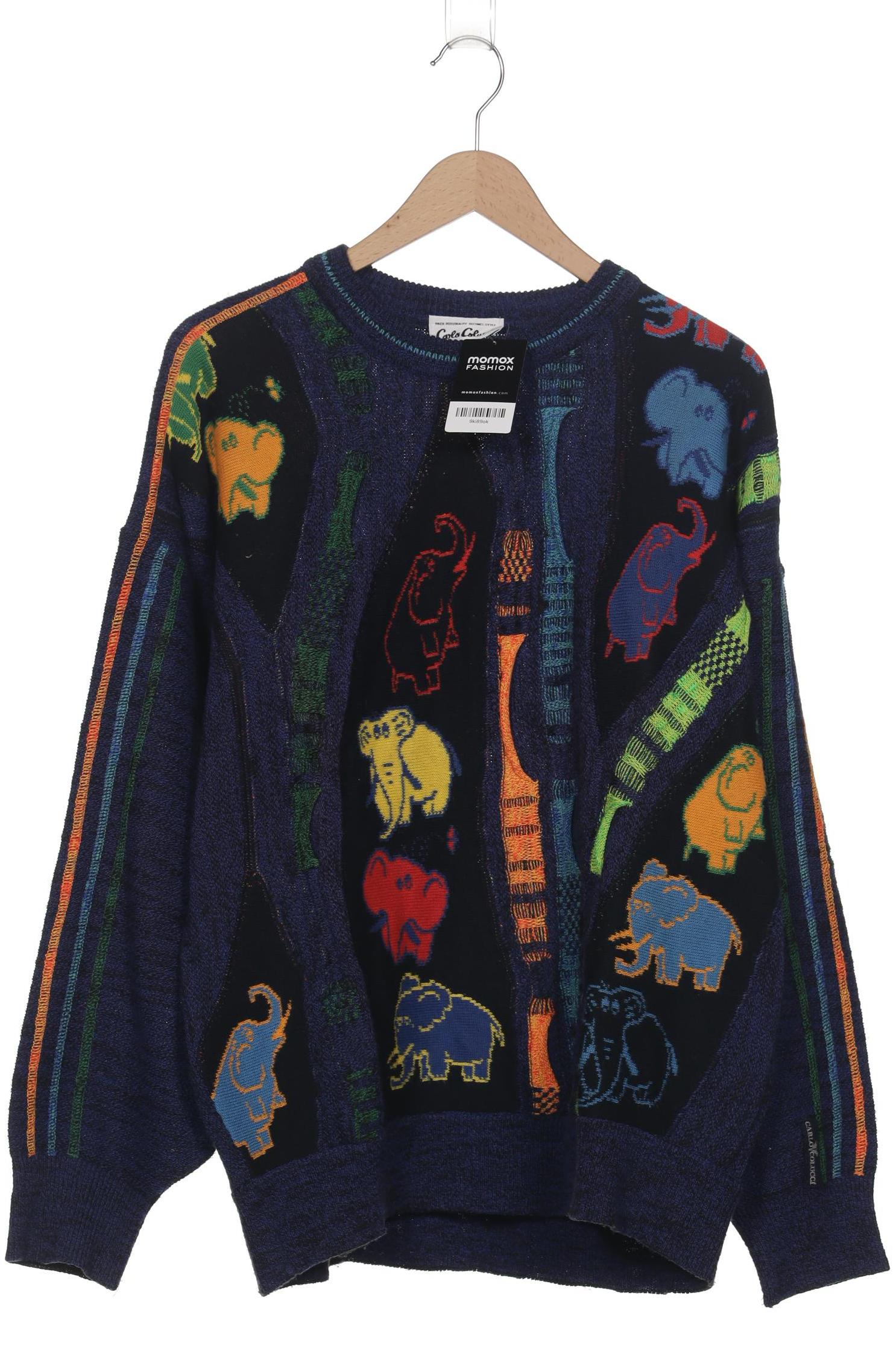 

Carlo Colucci Herren Pullover, marineblau, Gr. 52