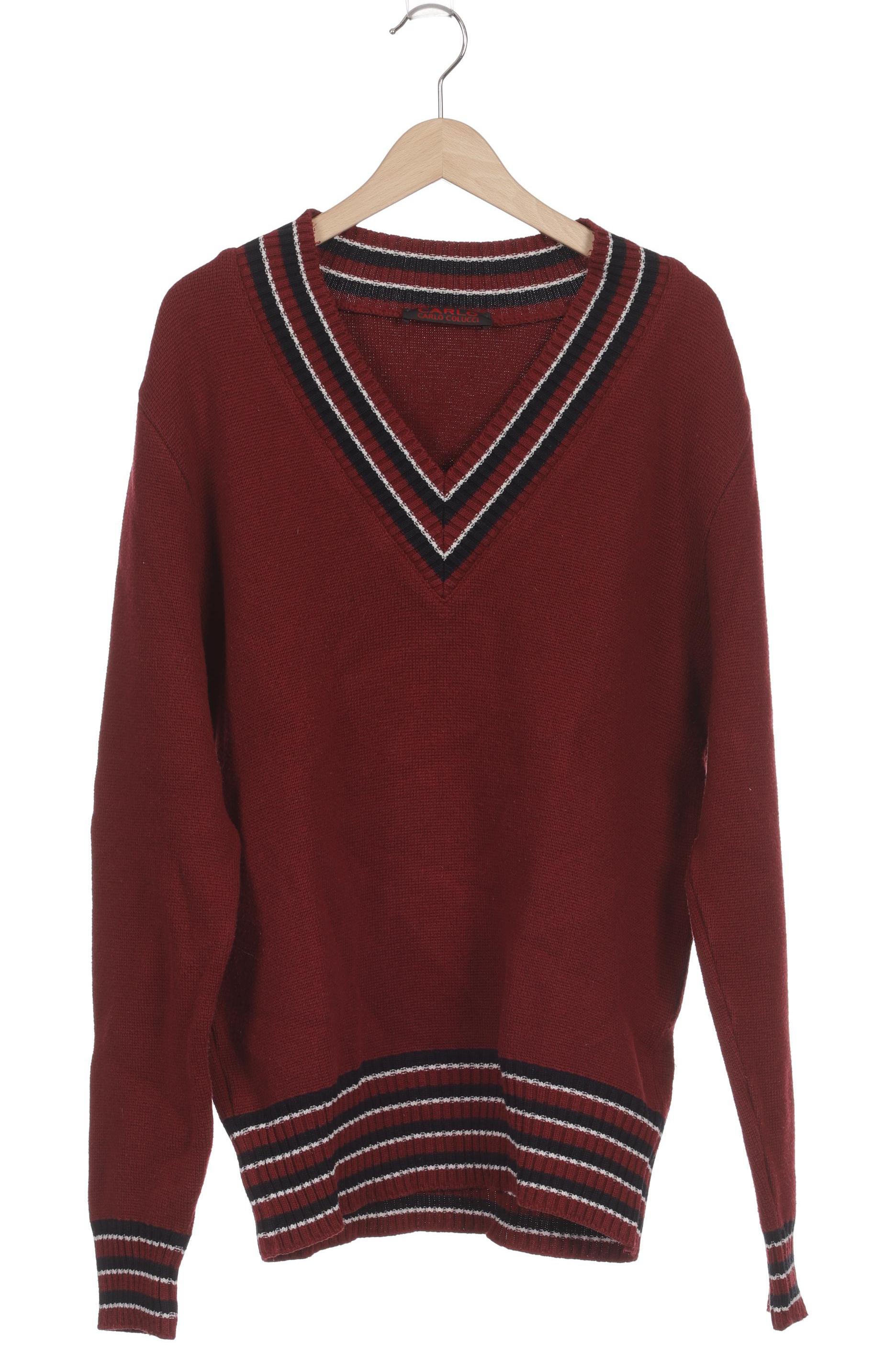 Thumbnail - Carlo Colucci Herren Pullover, rot, Gr. 52