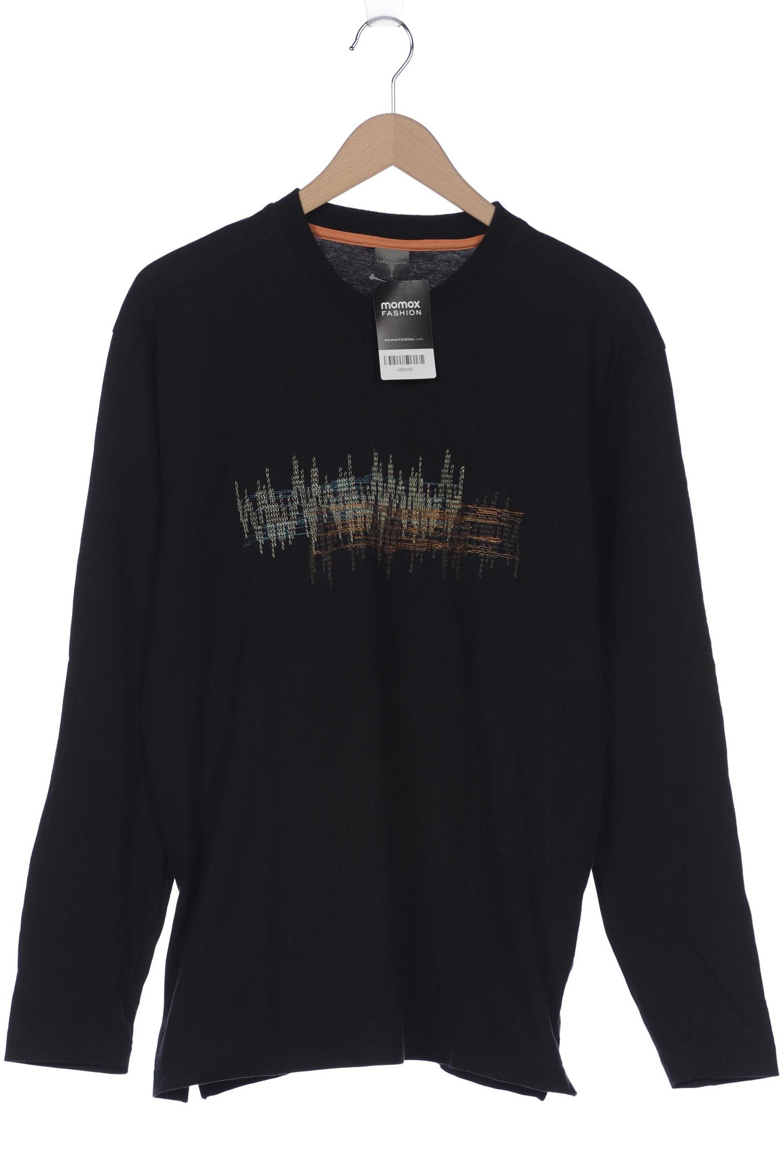 

Carlo Colucci Herren Langarmshirt, schwarz, Gr. 52