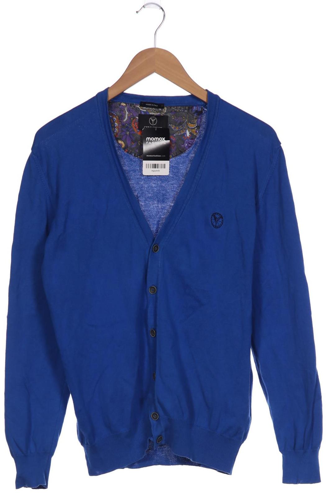 

Carlo Colucci Herren Strickjacke, blau