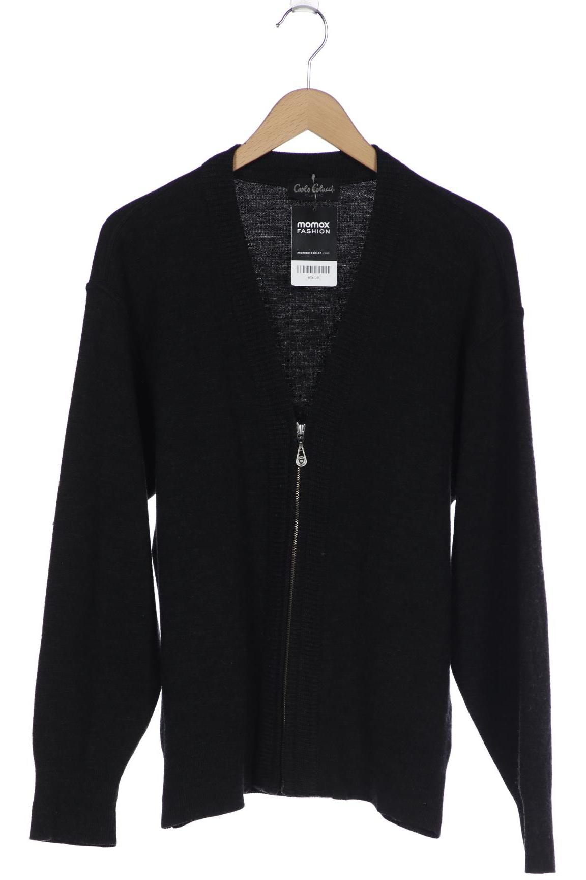 

Carlo Colucci Herren Strickjacke, schwarz