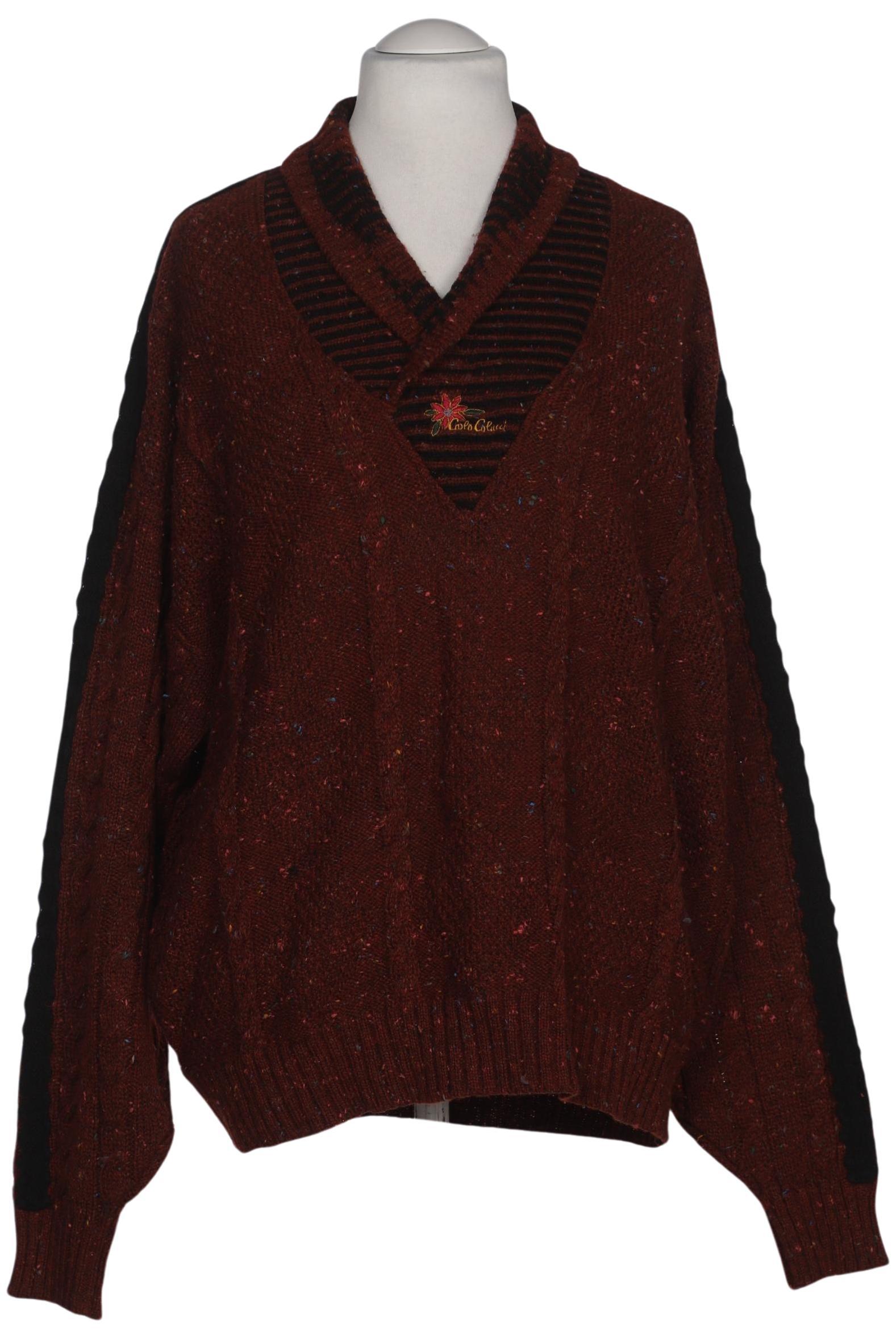 

Carlo Colucci Herren Pullover, bordeaux, Gr. 56