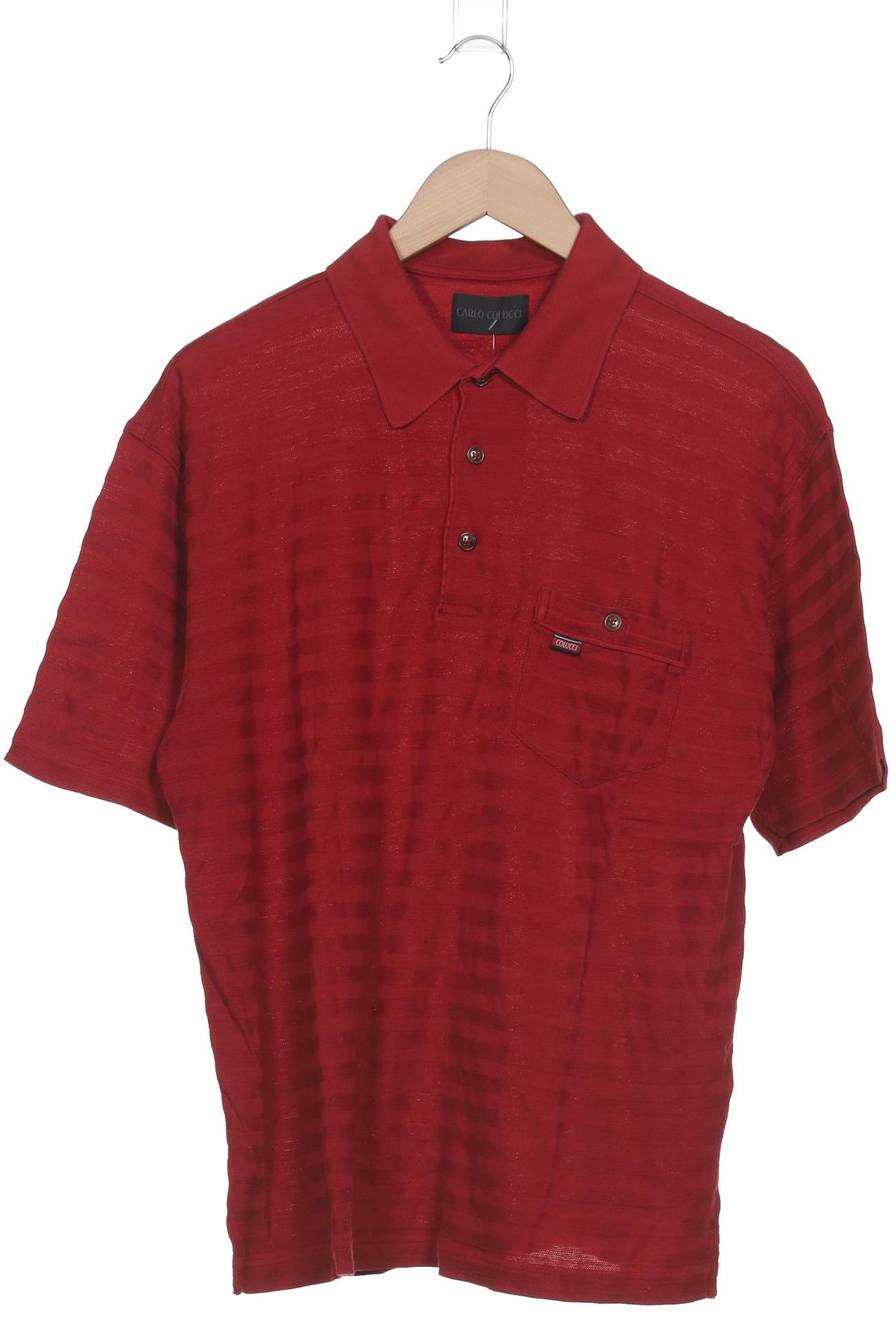 

Carlo Colucci Herren Poloshirt, rot, Gr. 46