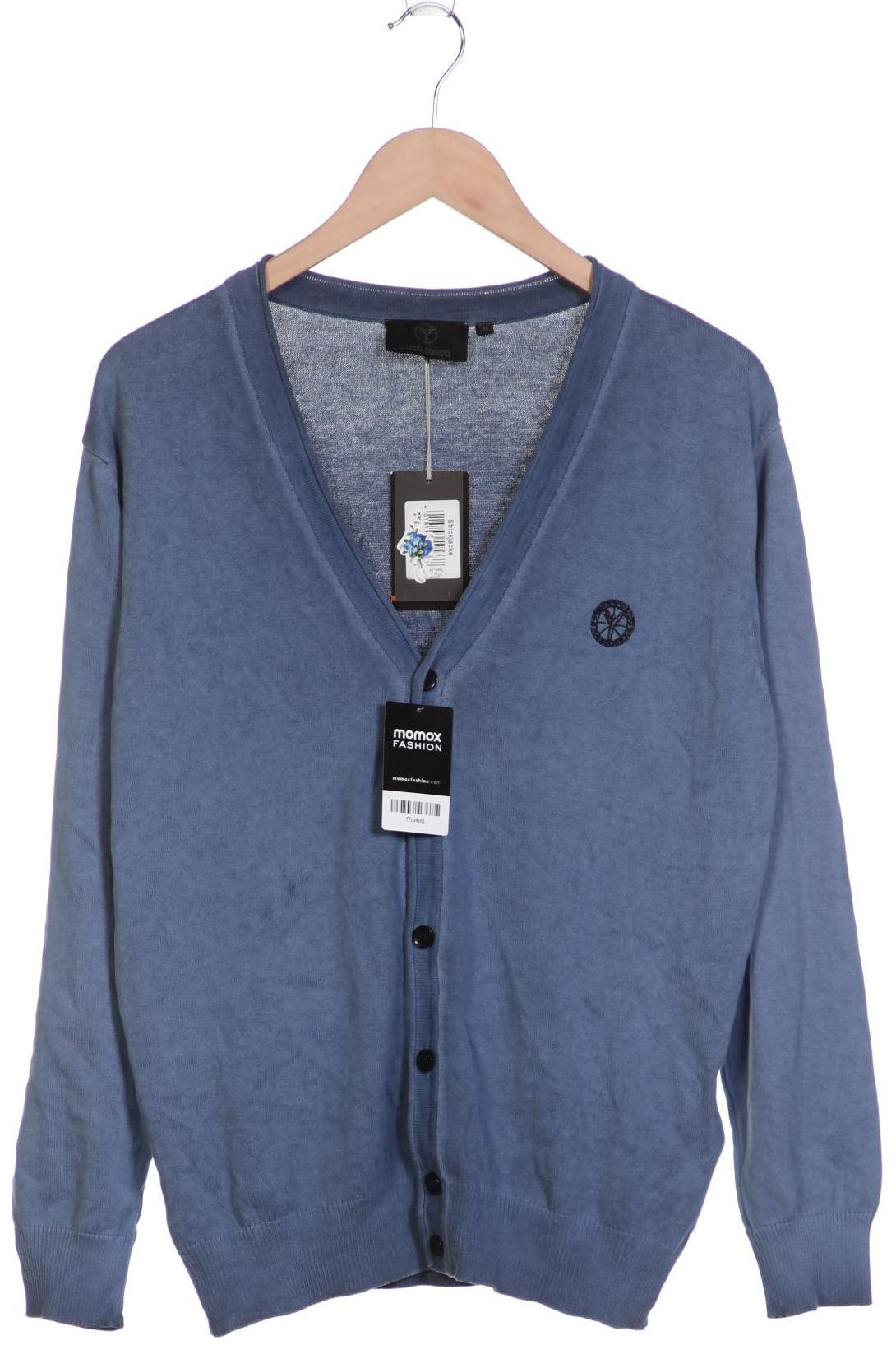 

Carlo Colucci Herren Strickjacke, blau, Gr. 48