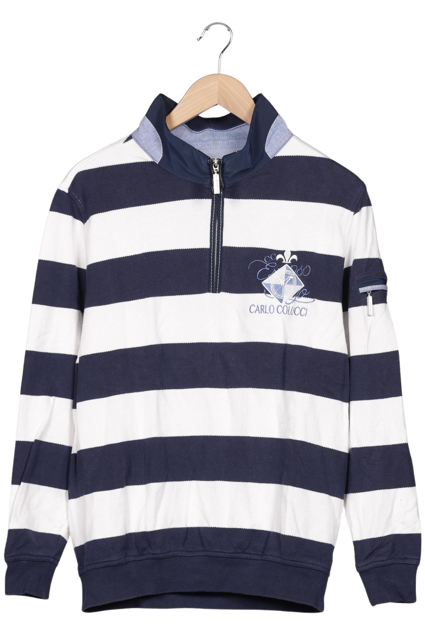 

Carlo Colucci Herren Pullover, marineblau, Gr. 48