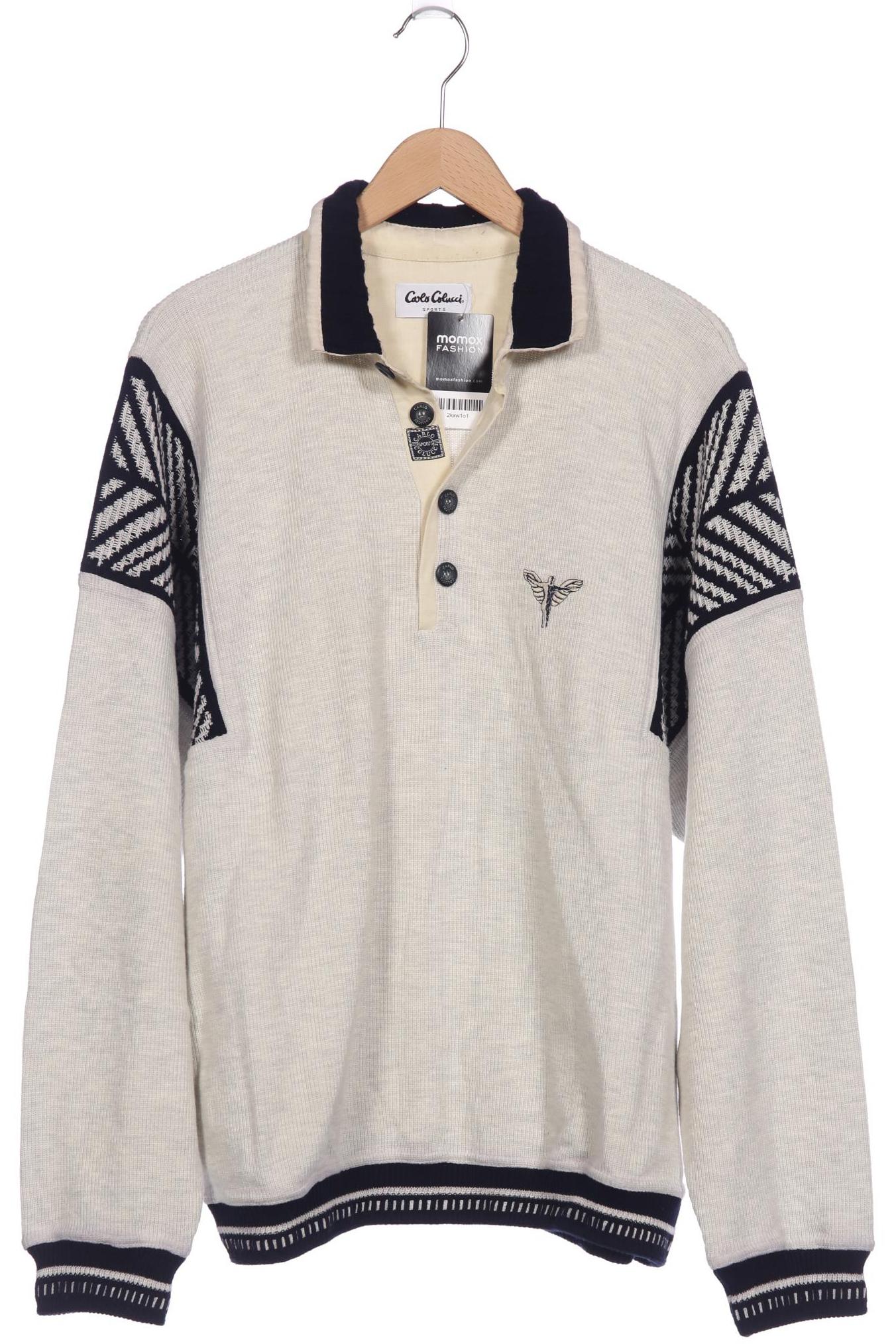 Thumbnail - Carlo Colucci Herren Pullover, cremeweiß, Gr. 52