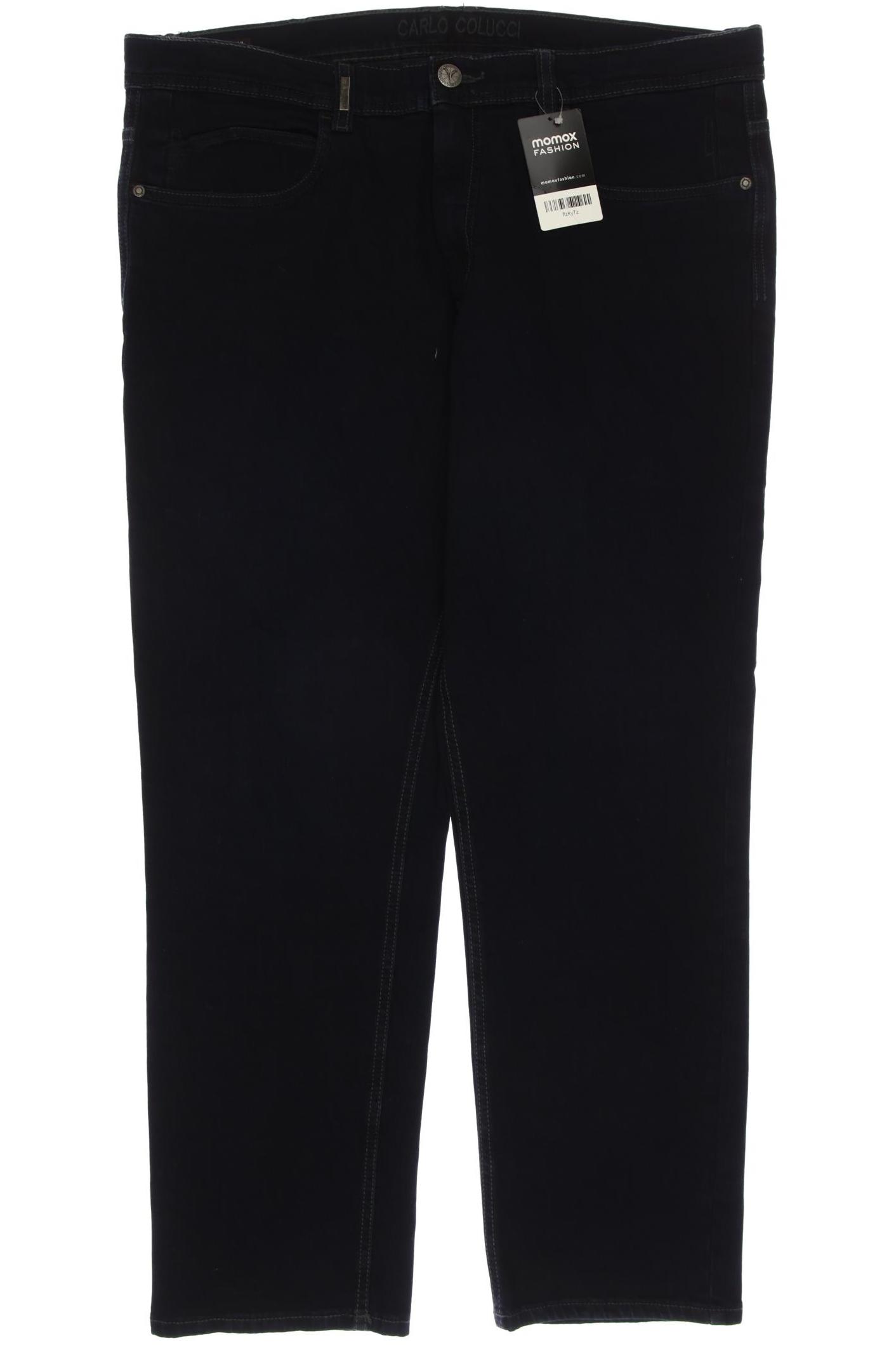 

Carlo Colucci Herren Jeans, marineblau
