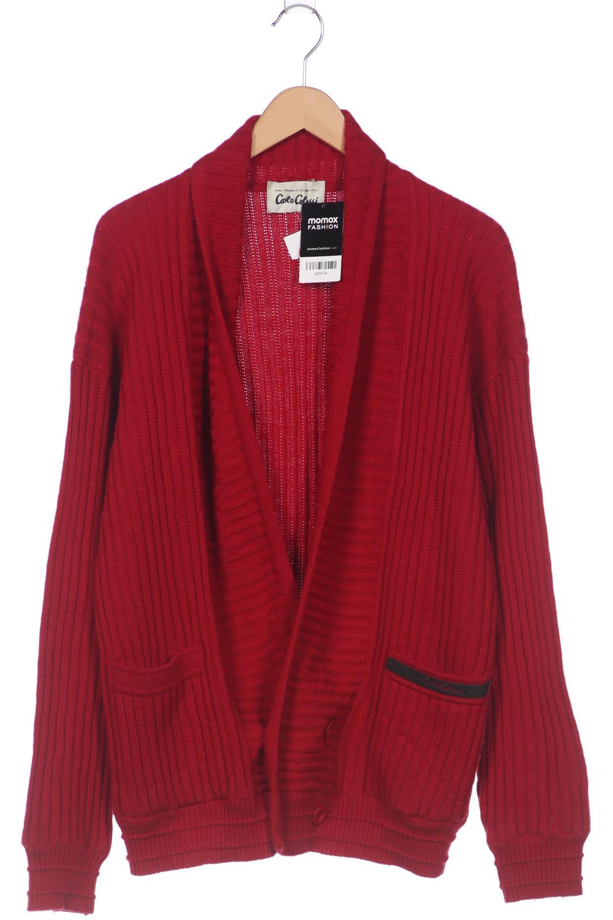 

Carlo Colucci Herren Strickjacke, rot, Gr. 54