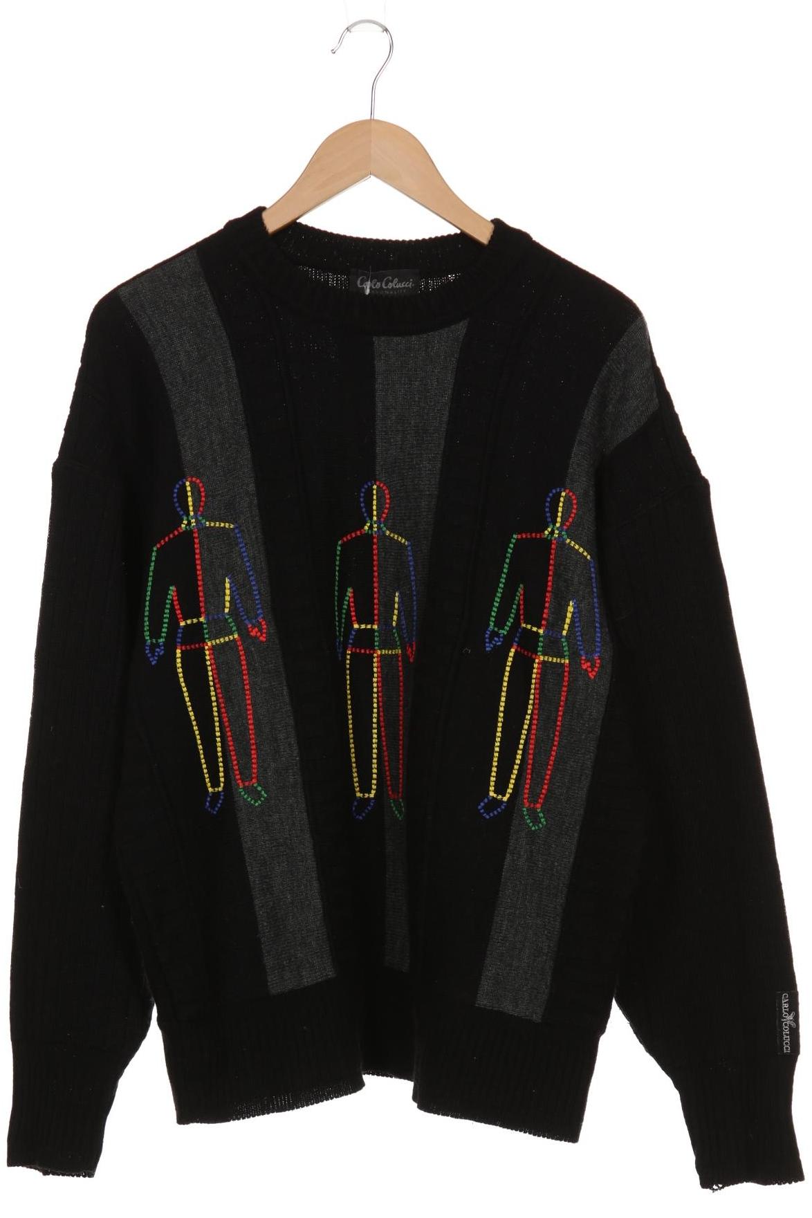 

Carlo Colucci Herren Pullover, schwarz, Gr. 50