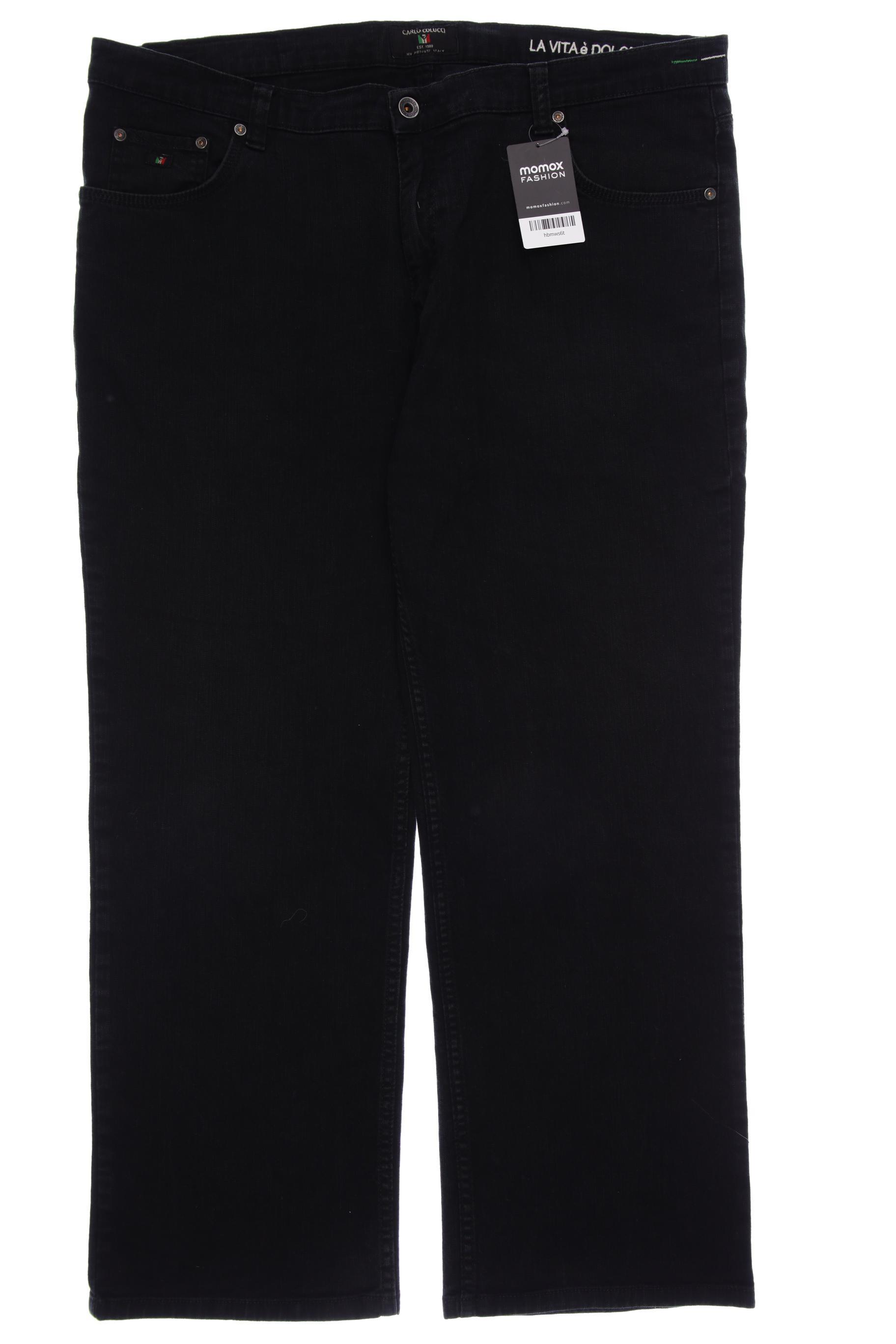 

Carlo Colucci Herren Jeans, schwarz, Gr. 40