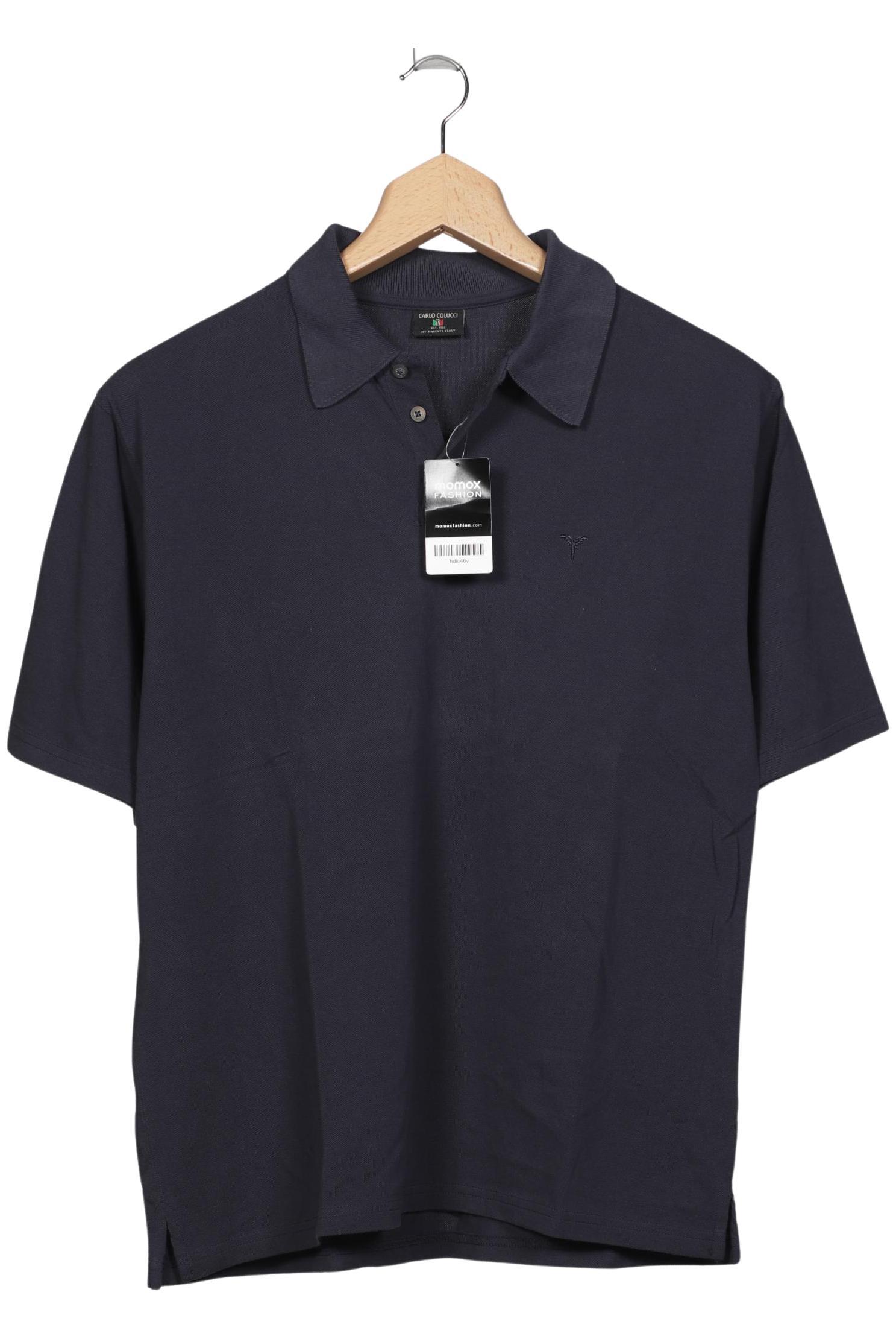 

Carlo Colucci Herren Poloshirt, marineblau, Gr. 56