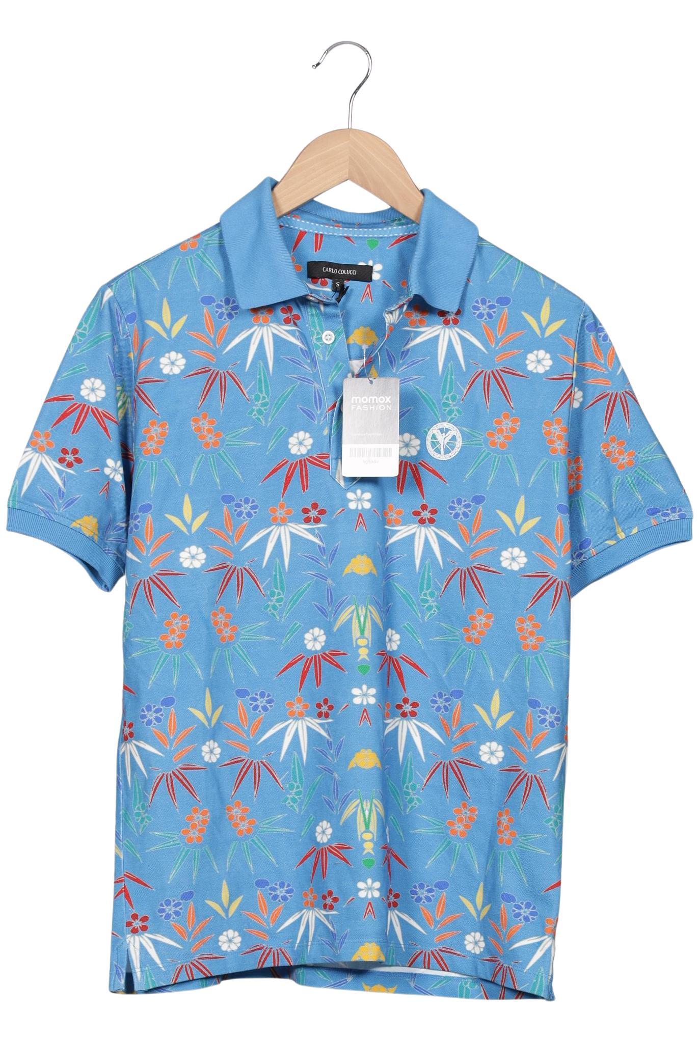 

Carlo Colucci Herren Poloshirt, blau, Gr. 46