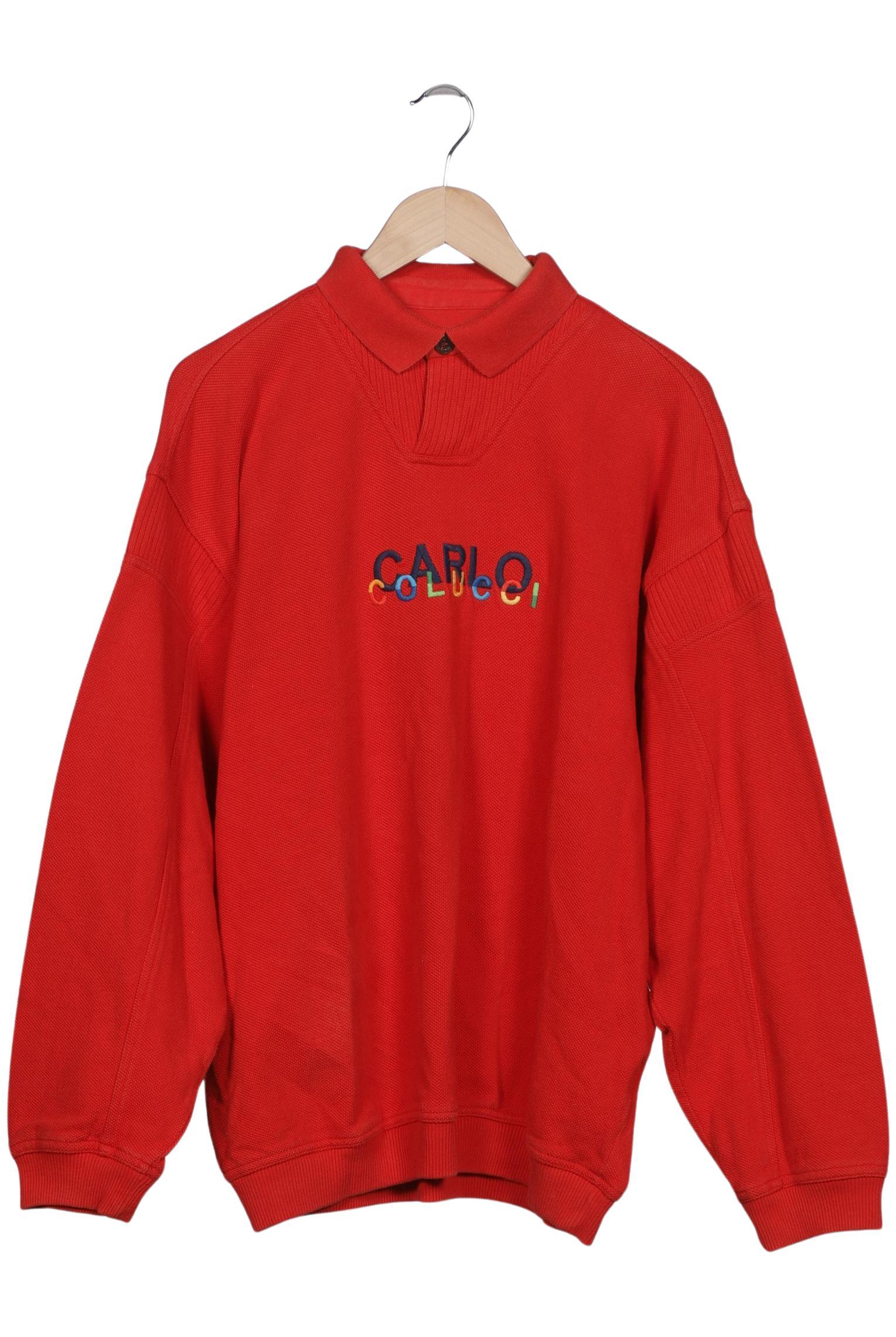 

Carlo Colucci Herren Pullover, rot, Gr. 52