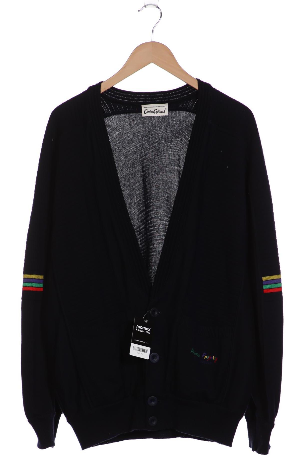 

Carlo Colucci Herren Strickjacke, marineblau, Gr. 50