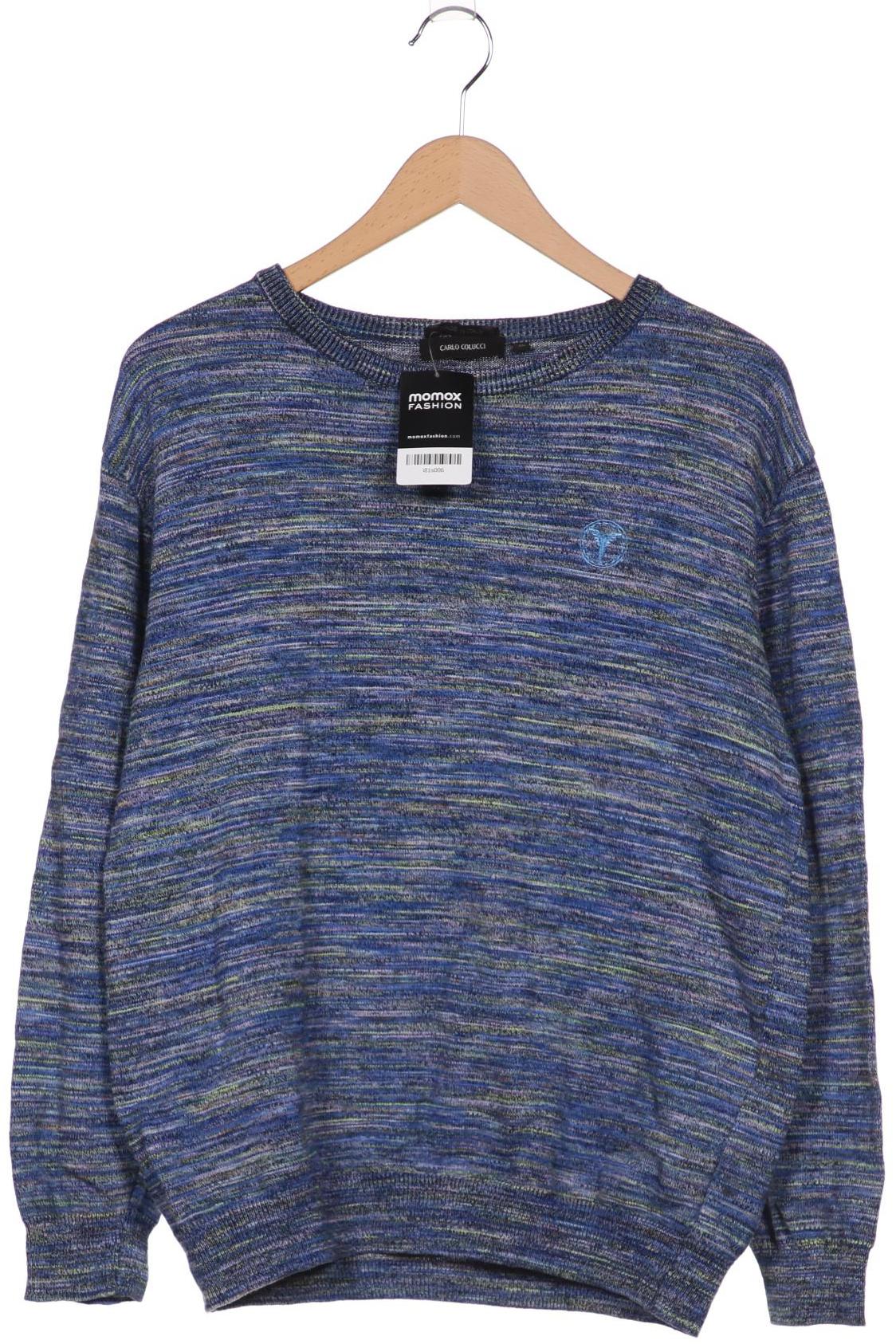 

Carlo Colucci Herren Pullover, blau, Gr. 54