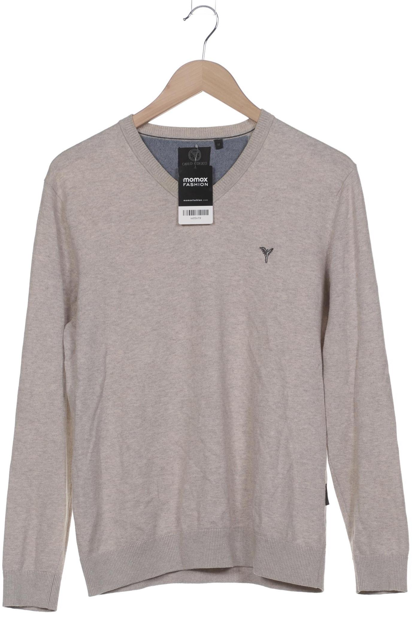

Carlo Colucci Herren Pullover, beige, Gr. 48